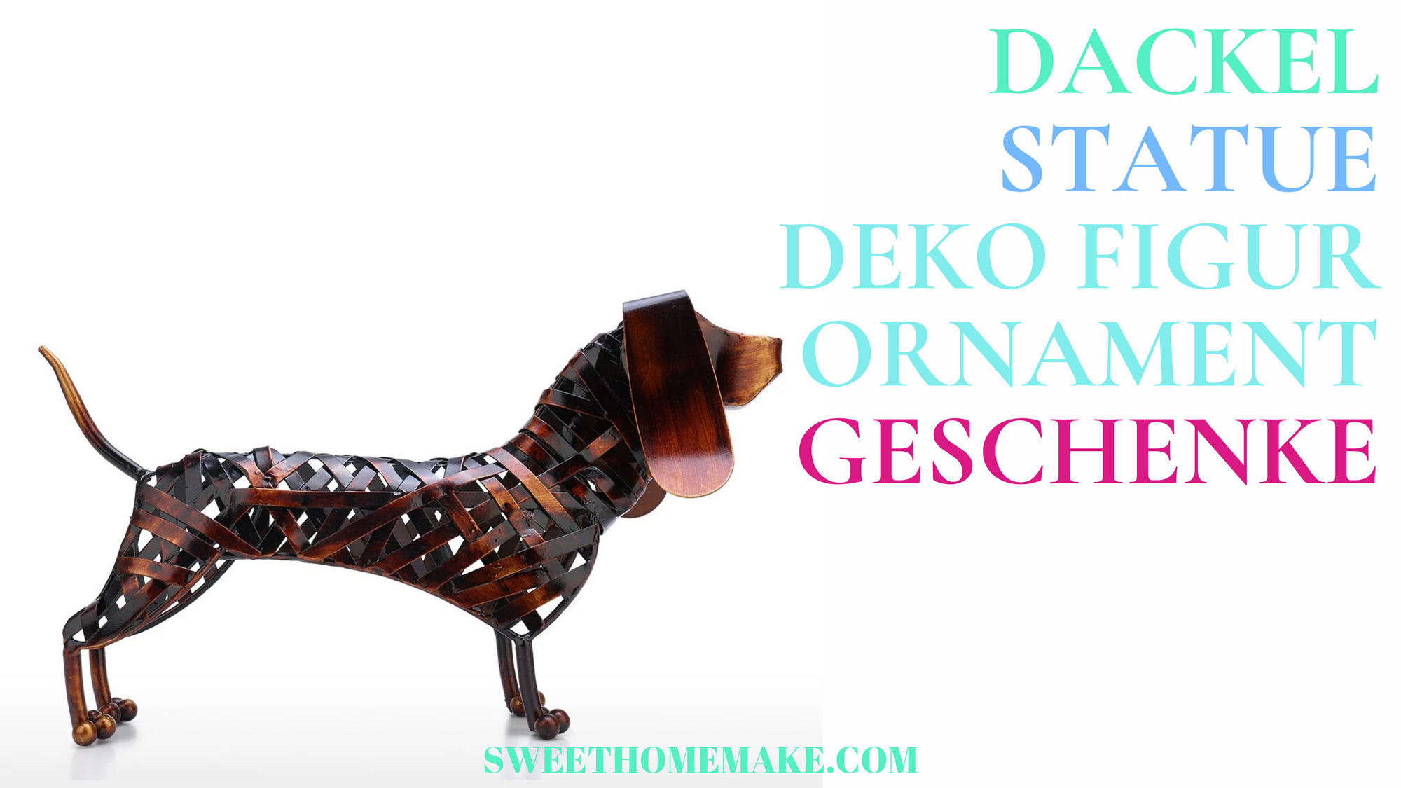 Dackel Geschenke Für Hundebesitzer & Hundeliebhaber mit Dekofigur Statue