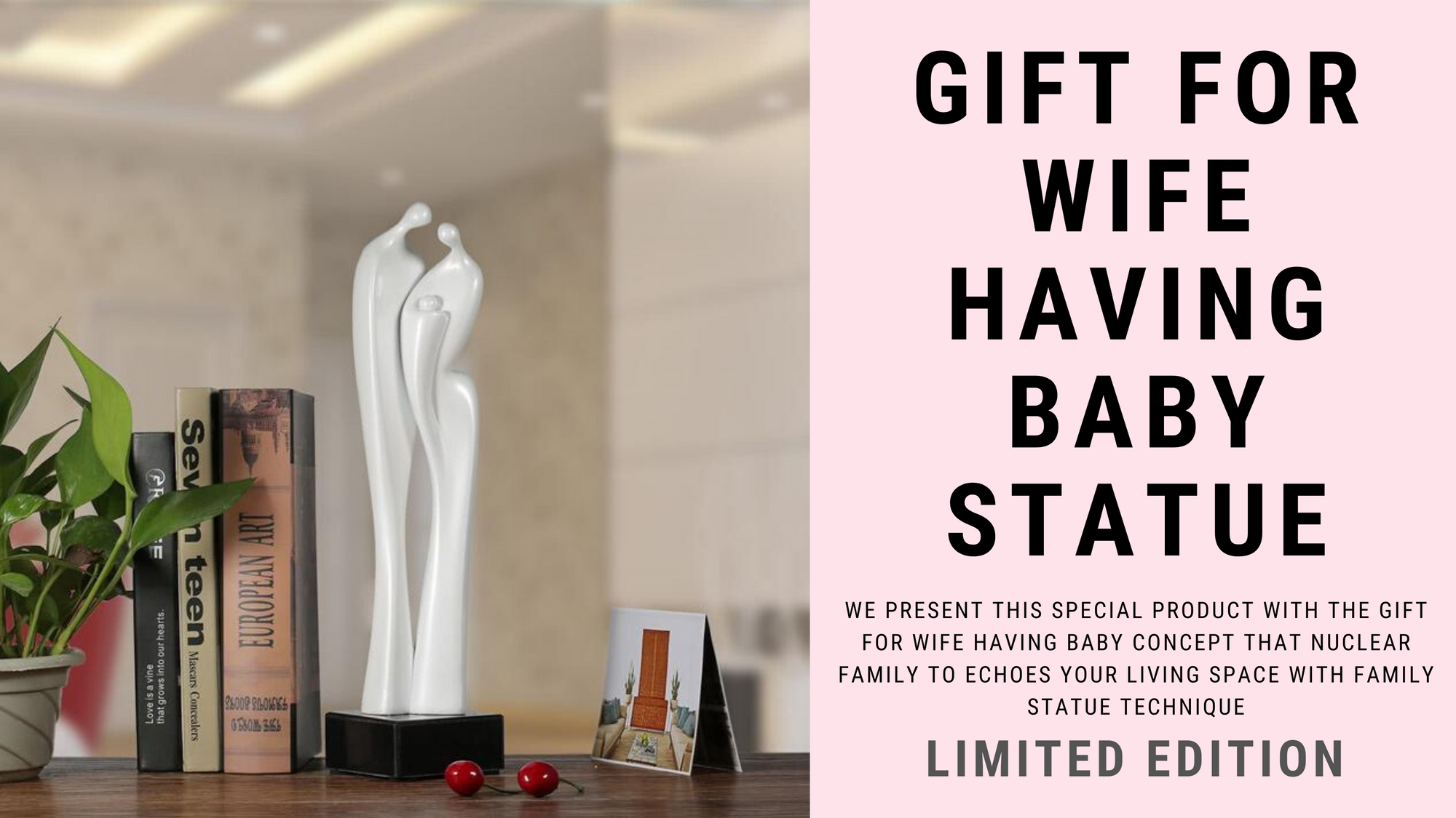 Gift for Wife Having Baby Reflect your Story to Breathing & Living Space by Family Sculpture