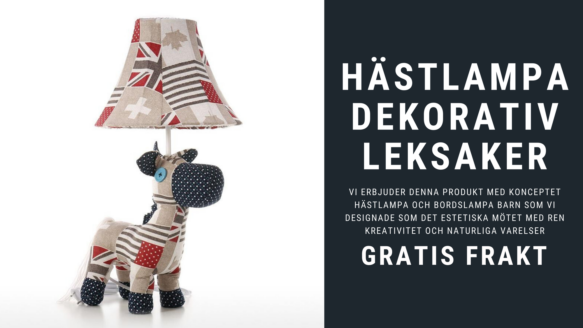 Hästlampa Prydnad och Dekoration Inredning Barnrum