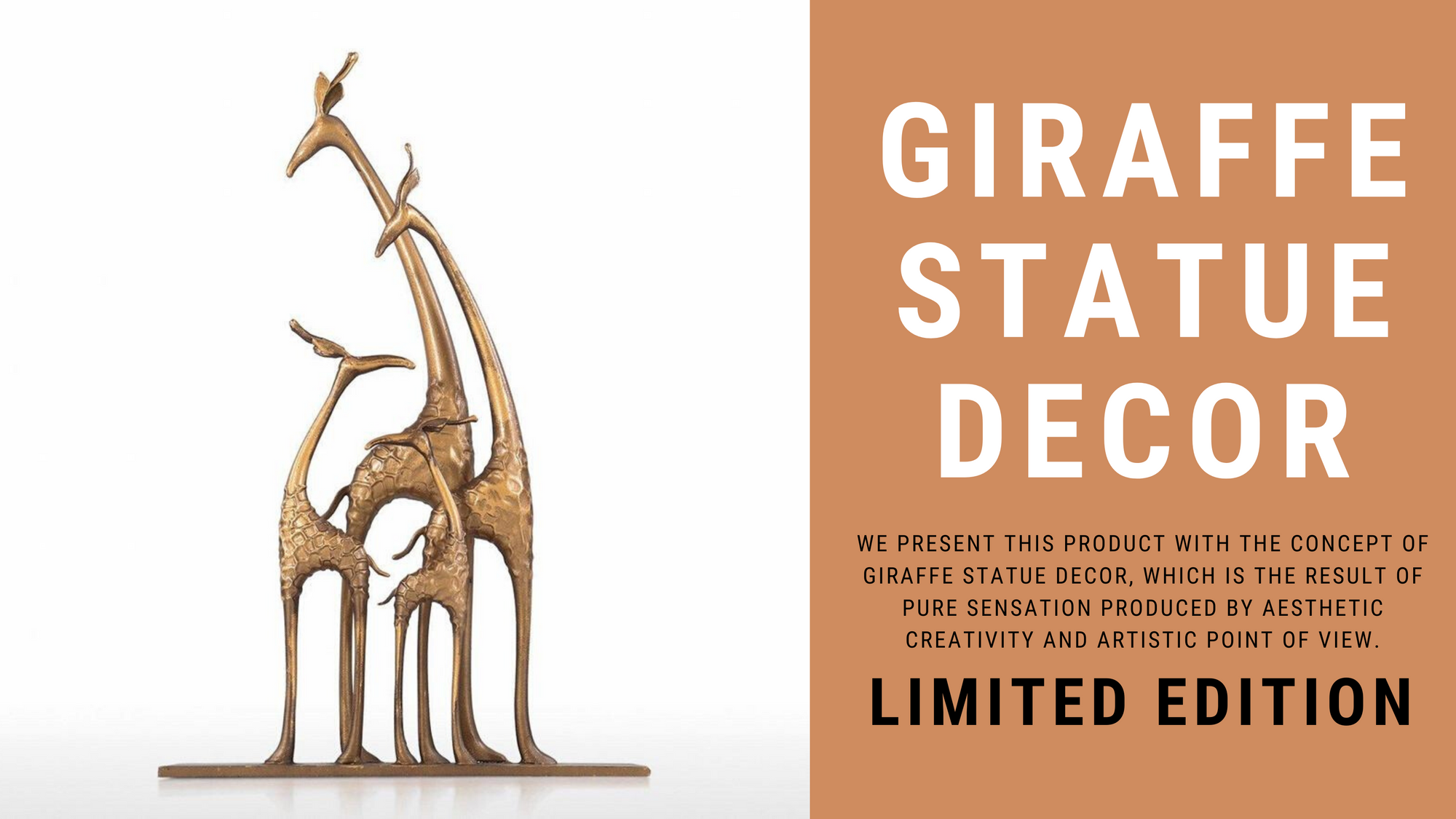 Giraffe Statue Home Decor