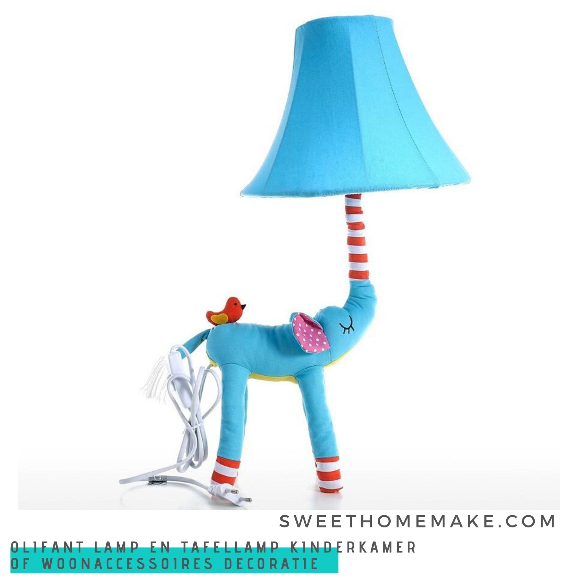 Olifant Lamp en Tafellamp Kinderkamer of Woonaccessoires Decoratie