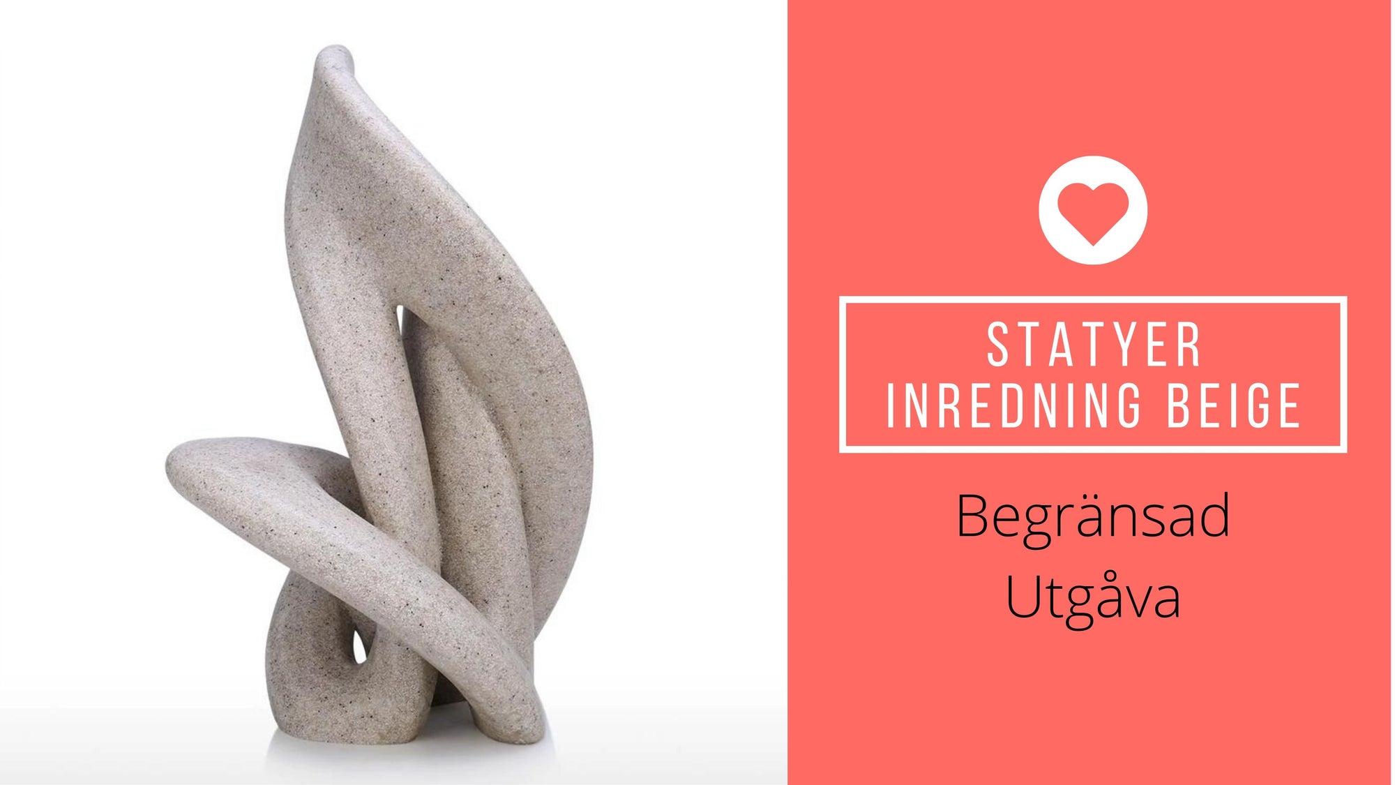 Staty Inredning Beige Dekoration till Sovrum och Vardagsrum