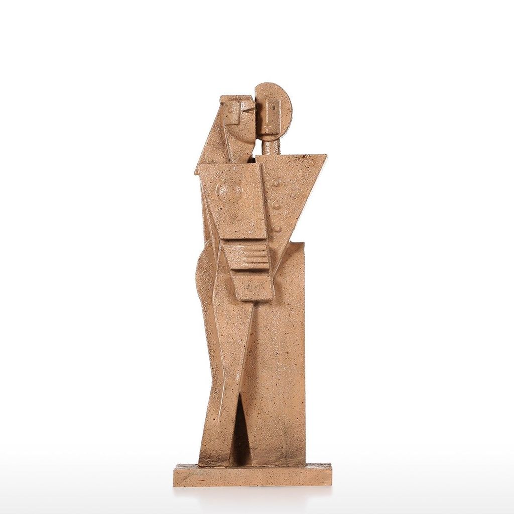 Valentinstag Geschenk für Ihn mit Abstrakt Paar Skulptur