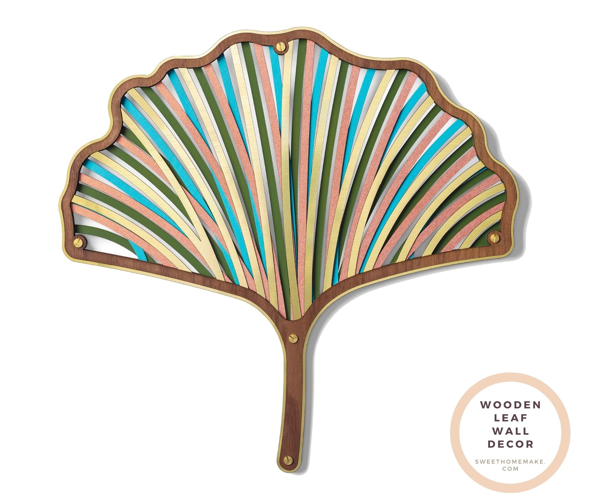 Wood Leaf Wall Decor by Umasqu