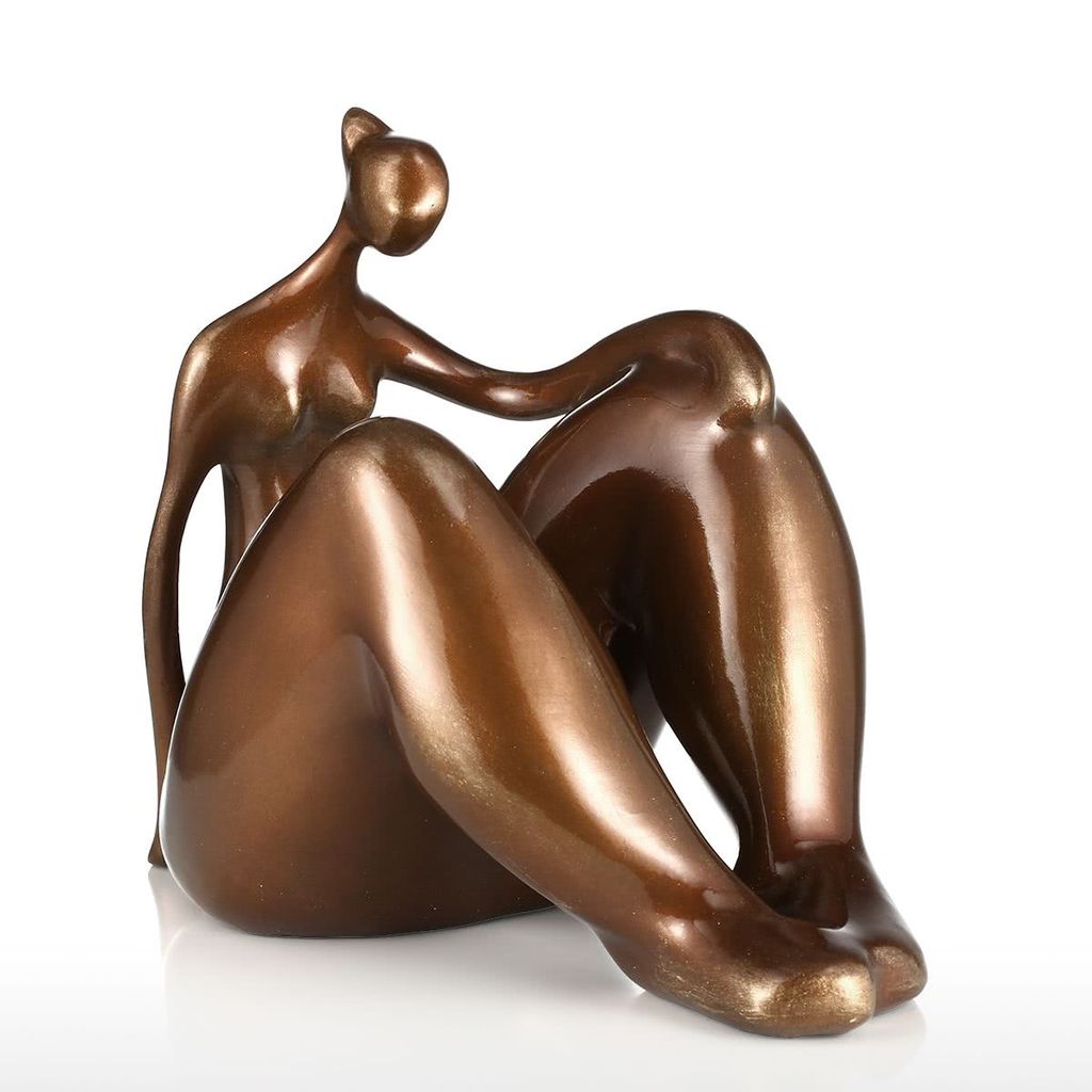 Yoga Home Decor Meditation Corner with Yoga Pose Statue