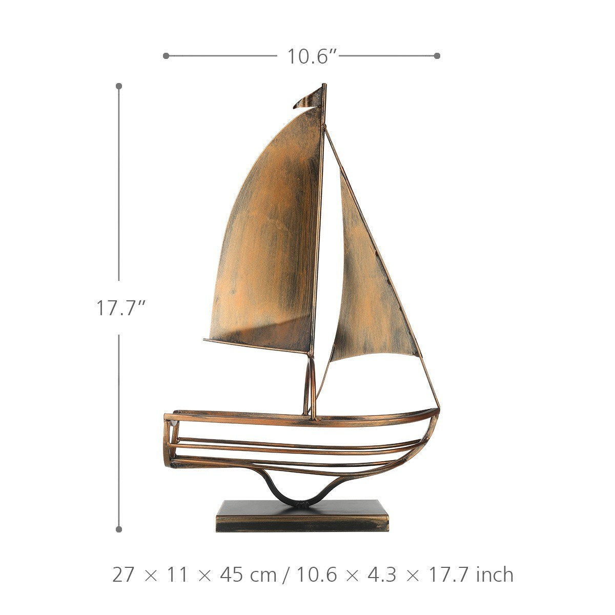 A boat turns into a great and decorative single wine bottle holder!