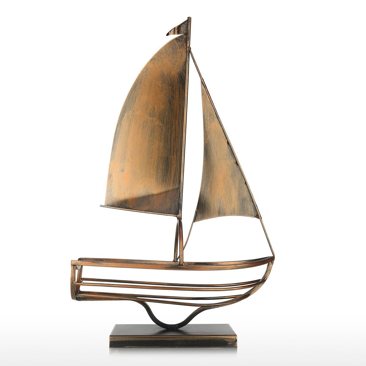 A boat turns into a great and decorative single wine bottle holder!