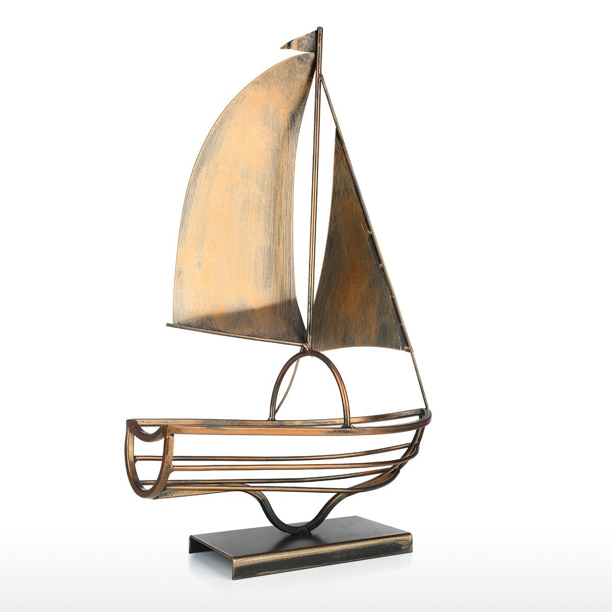 A boat turns into a great and decorative single wine bottle holder!