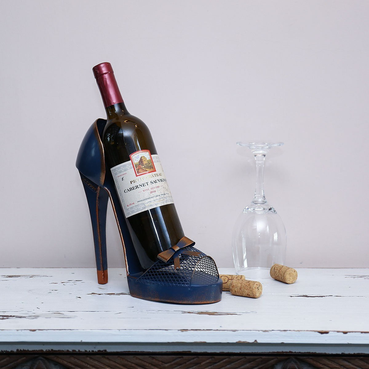 Funny single wine bottle holder, It's never been easier to organize your wine