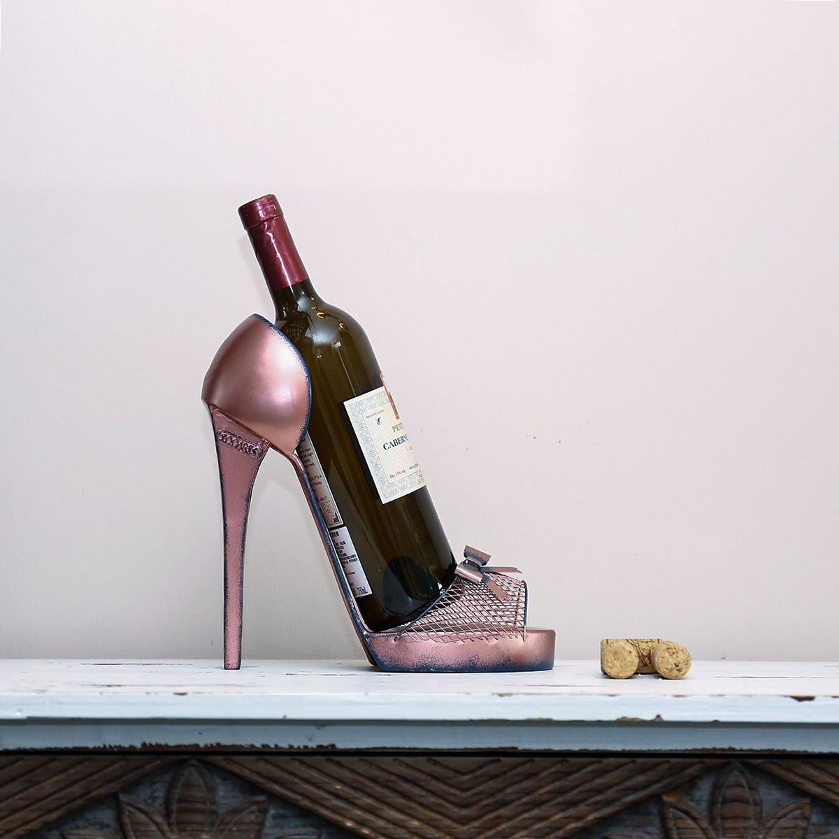 Funny single wine bottle holder, It's never been easier to organize your wine
