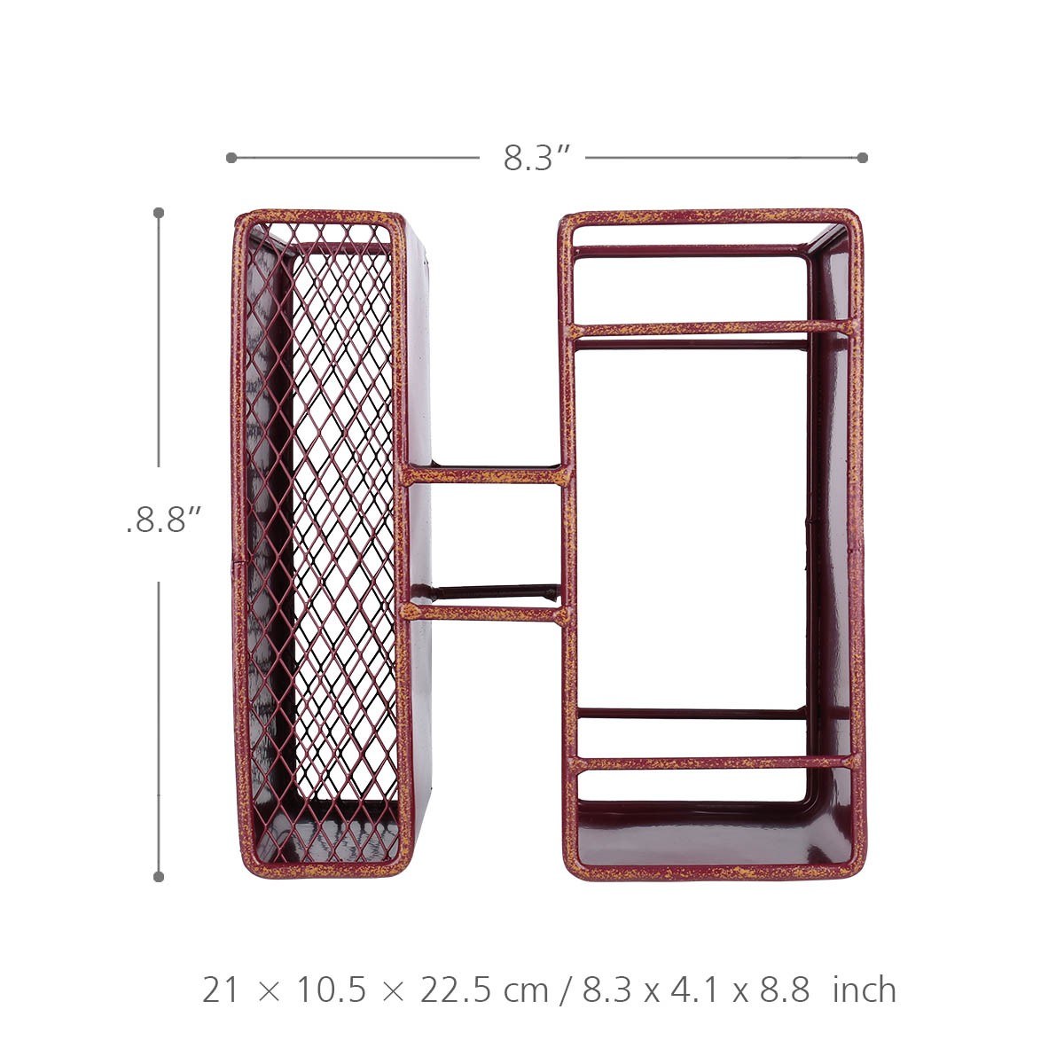 Letter "H" is a beautiful items to your single wine bottle holder
