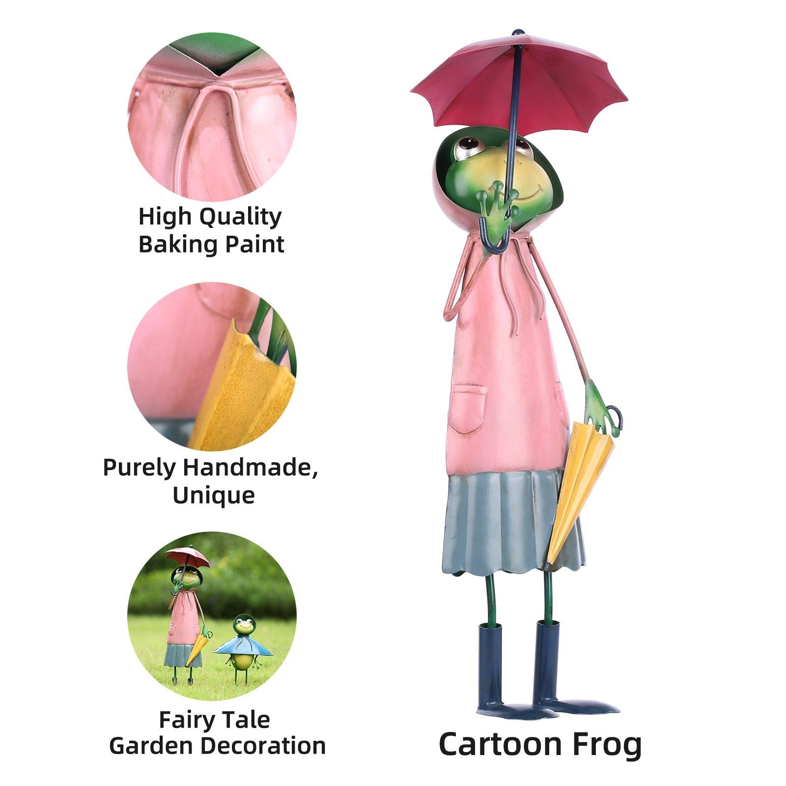 Gardener frogs are really cute as figurine - ornament, maybe as gift!
