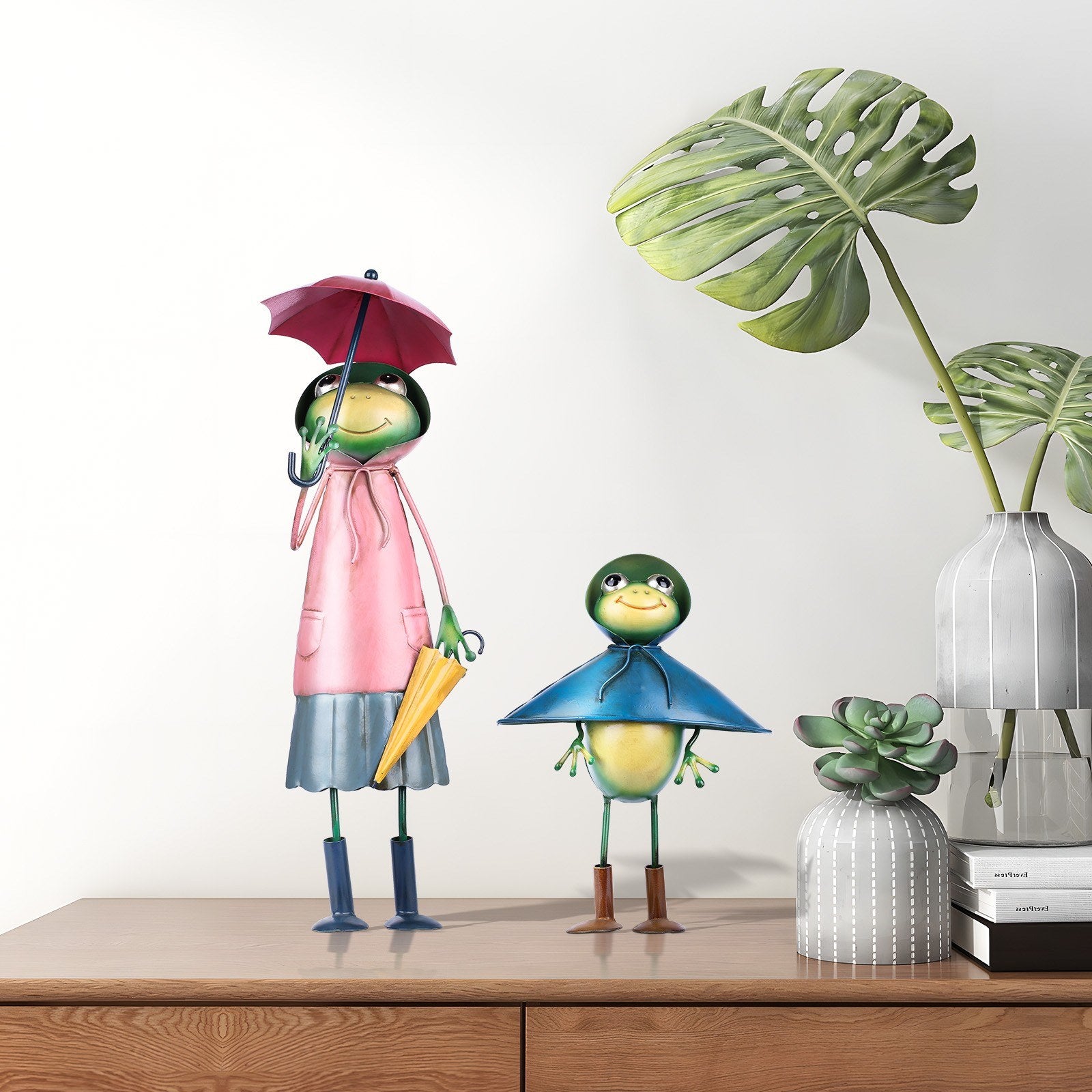 In the land of fairytales, a cute frog ornament hops into your life!