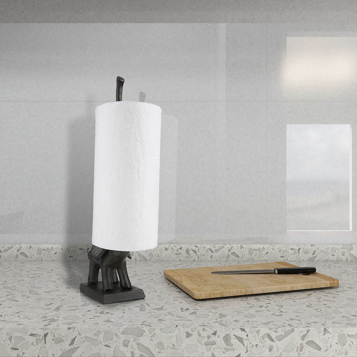 Elephant paper towel holder it funny in your kitchen countertop & decor!