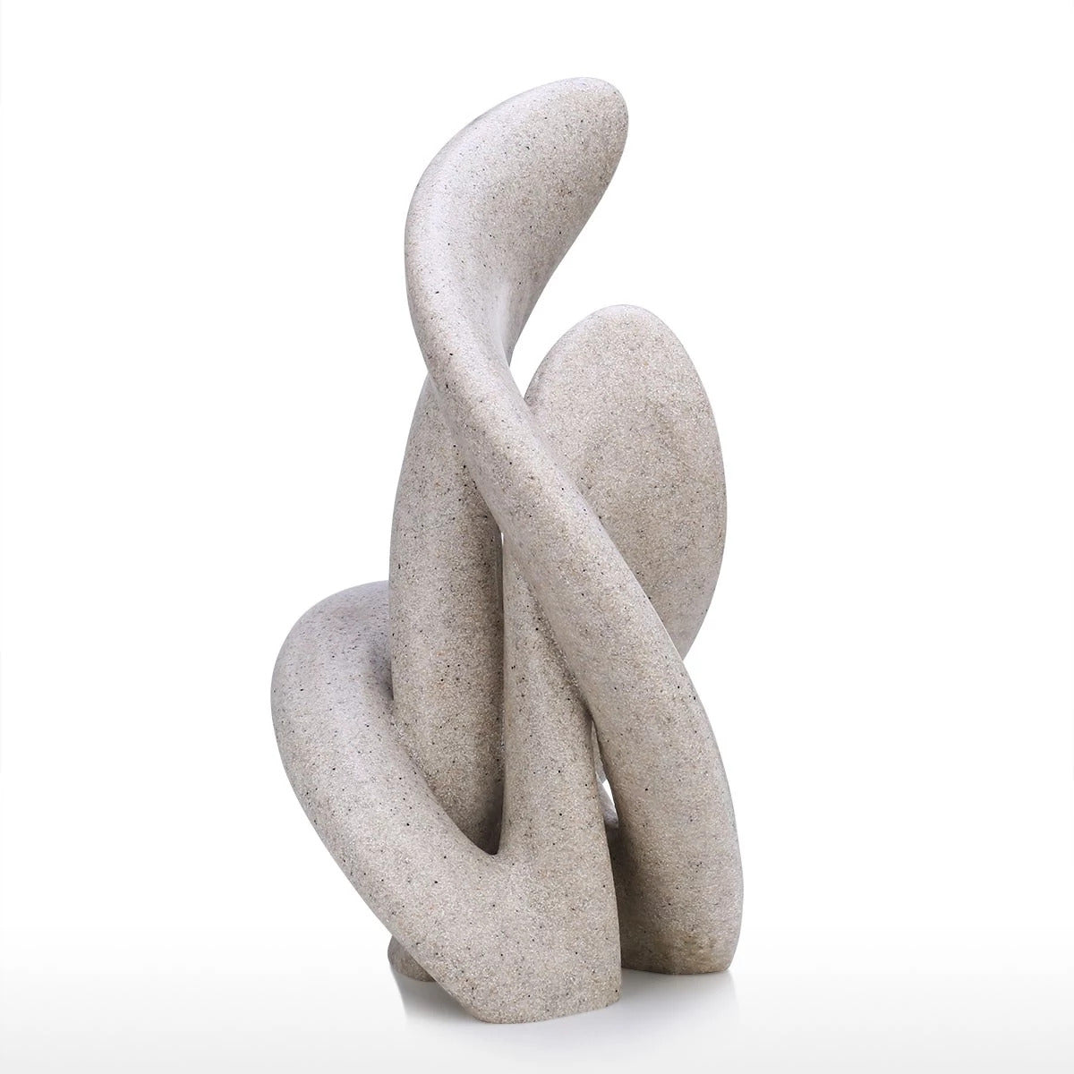 Abstract Geometric and Modern Figurative Sculpture by Resin For TV Stand and Coffee Table Decor