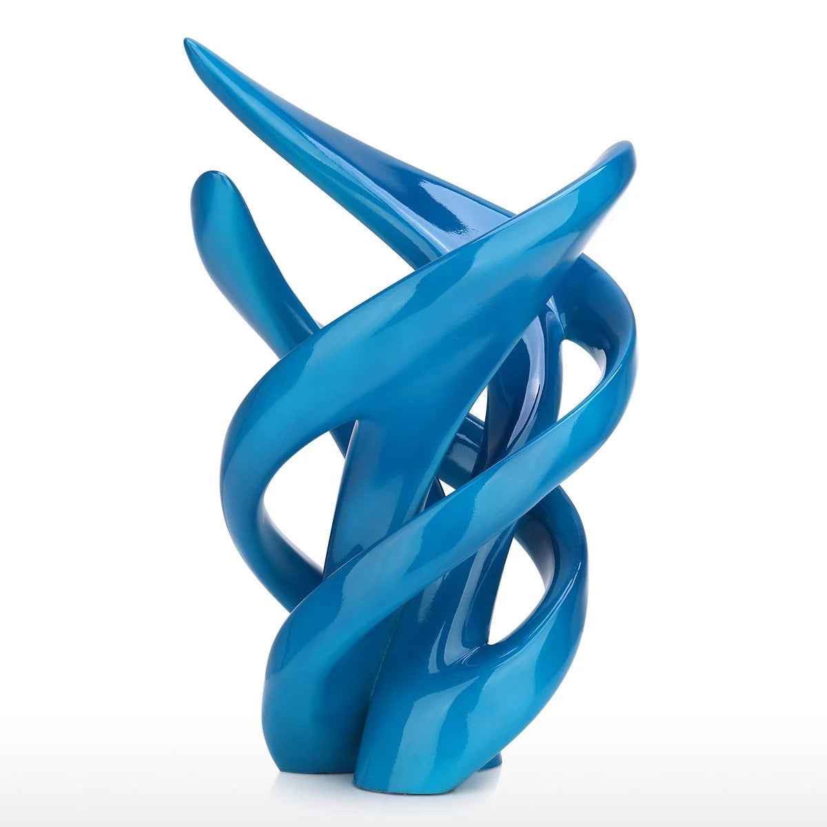 Abstract Modern Geometric and Decorative Sculpture For Accent Decor
