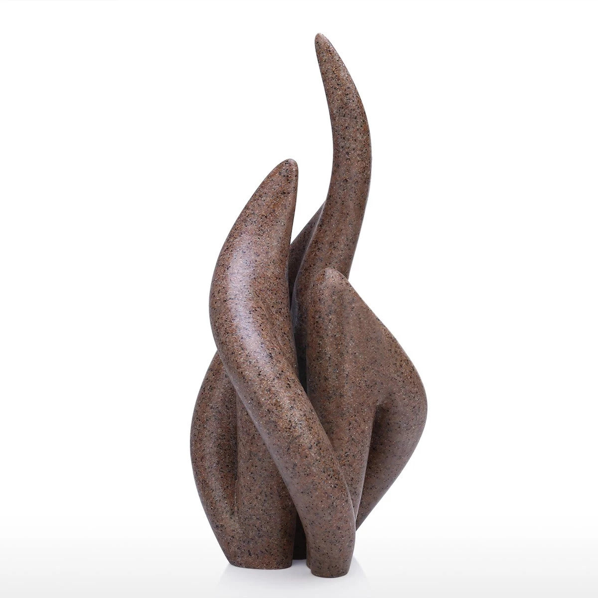 Abstract Sculpture by Resin Geometric and Figurative Accent Decor