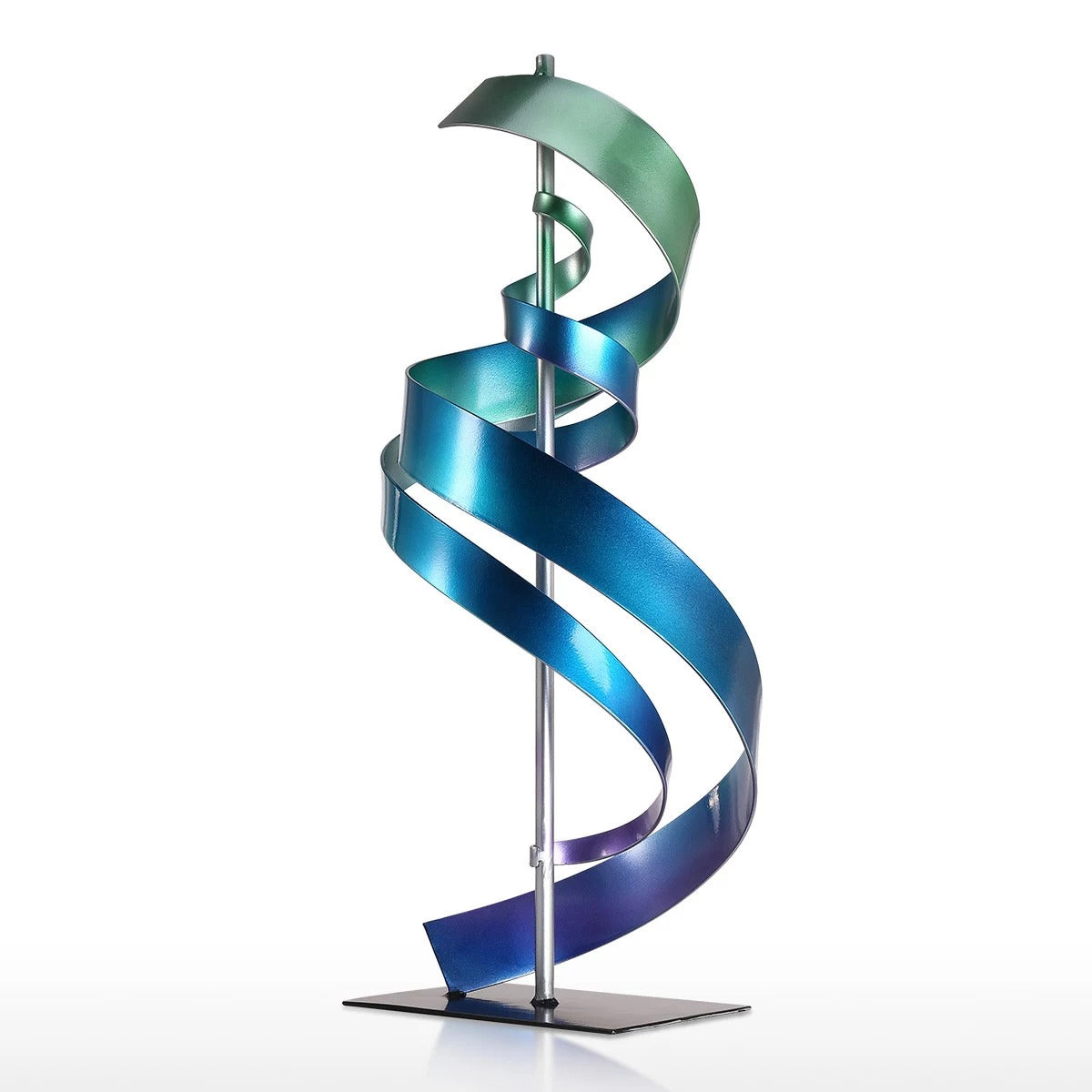 Abstract Sculpture with Metal