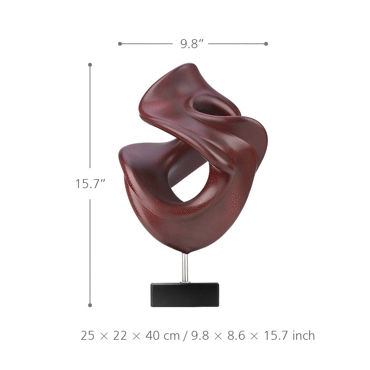 Abstrakte Skulptur Föremål till Minimalistisk och Bohemisk Inredning