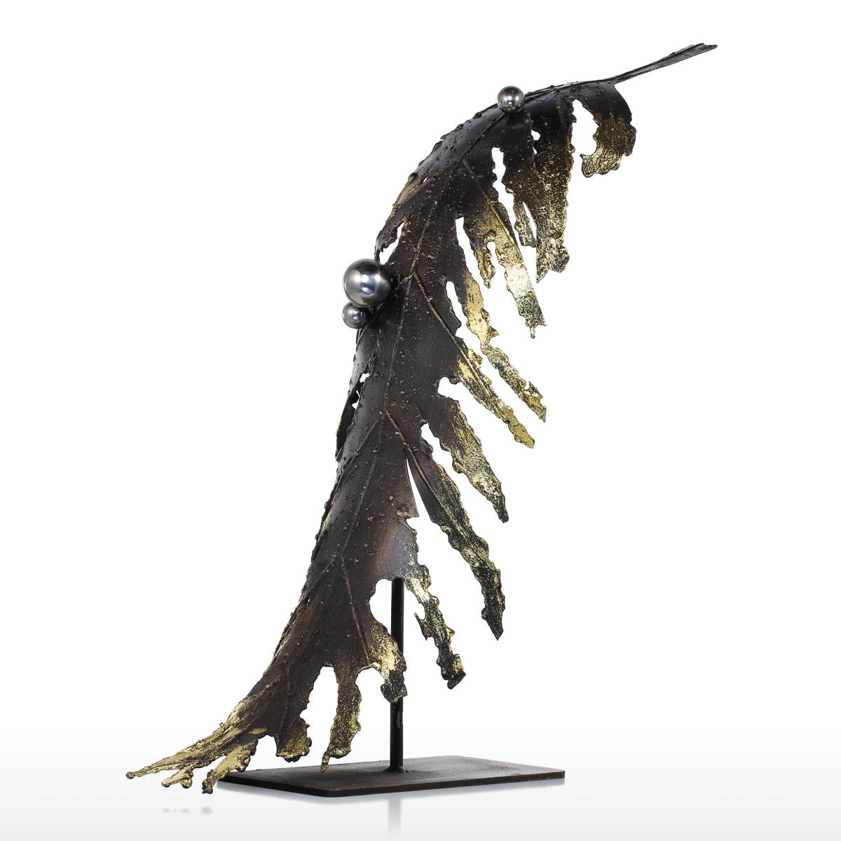 Banana Leaf Metal Ornament