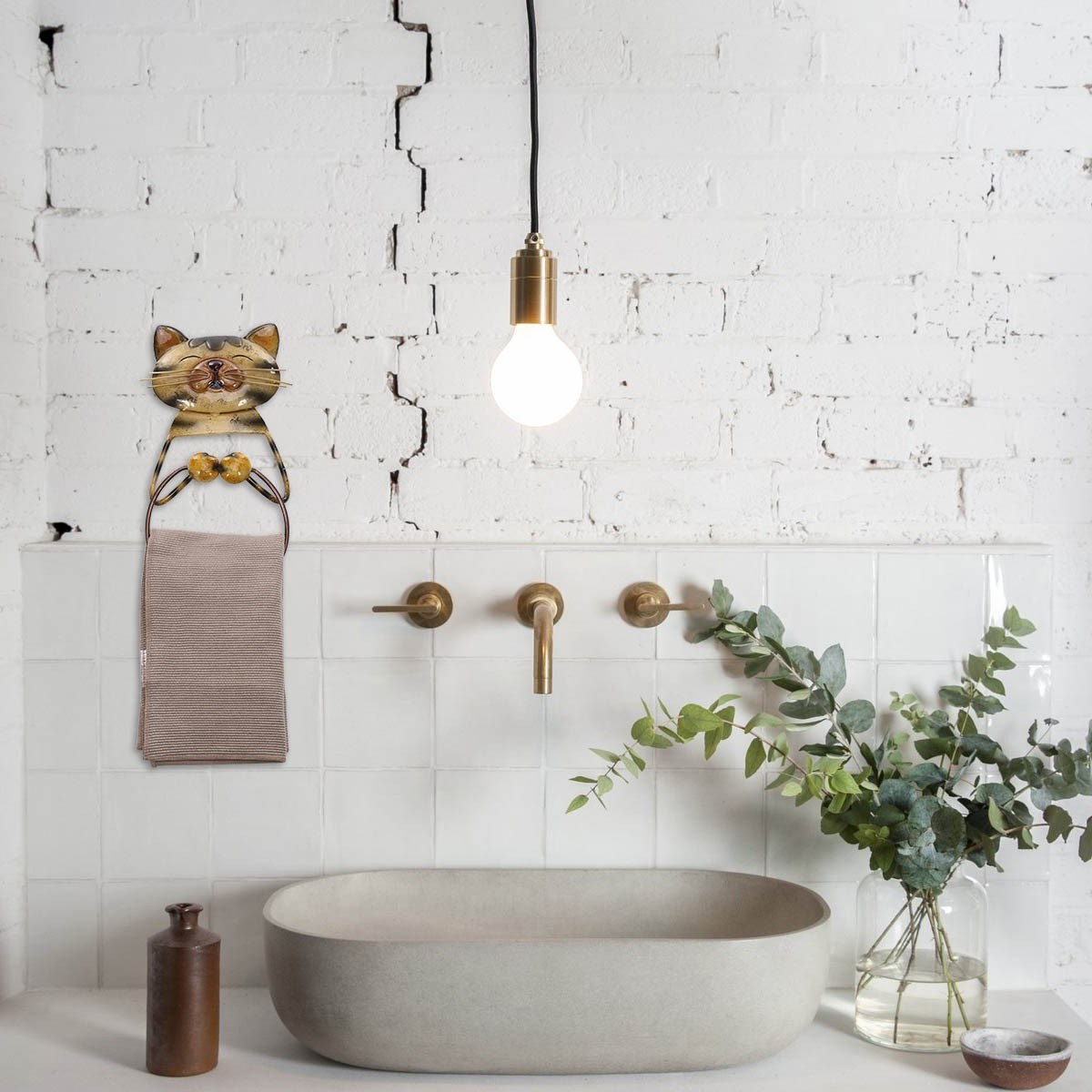Bathroom Towel Holder for Wall Mount Paper Towel Holder