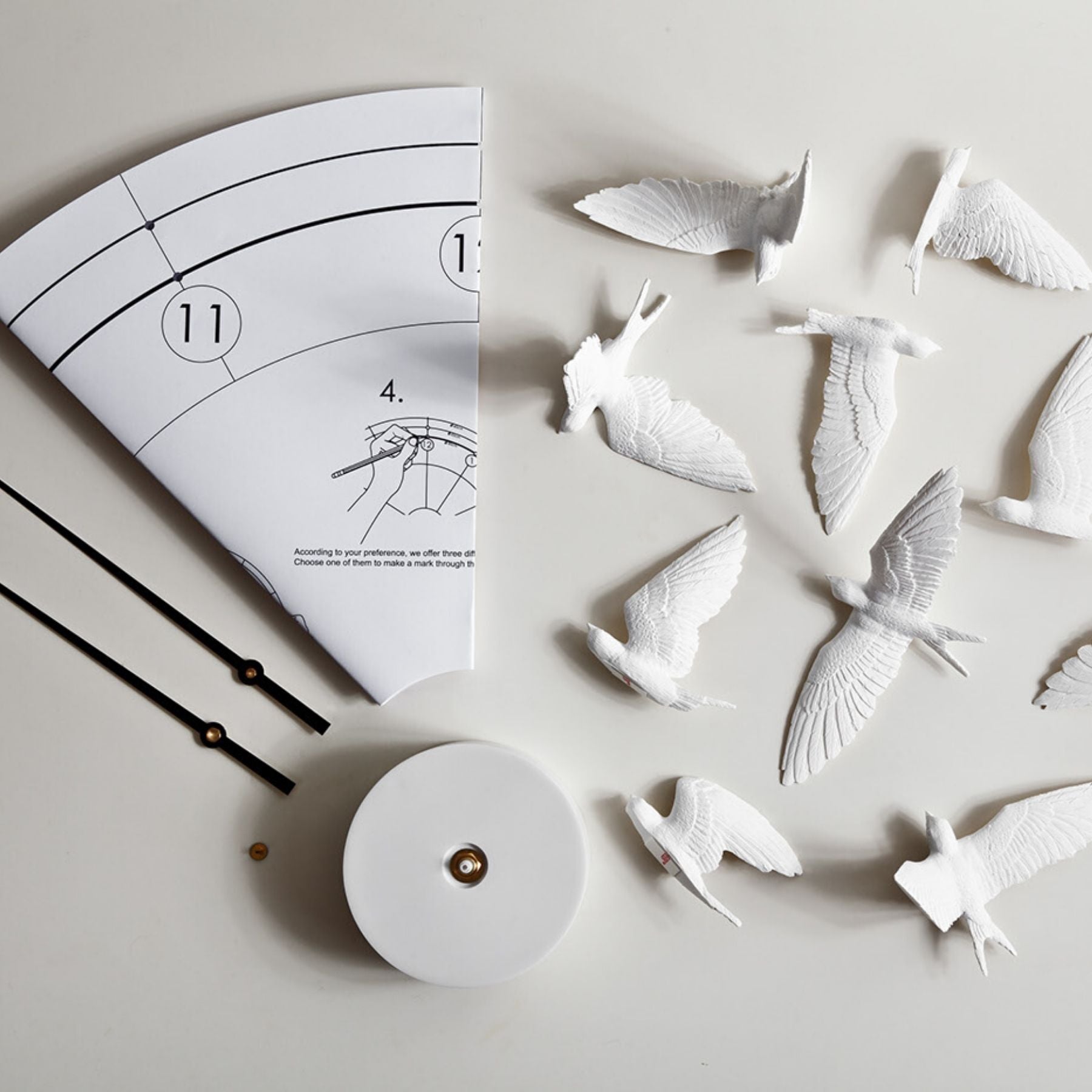 Bird Wall Clock It in the sky and home literally represent freedom