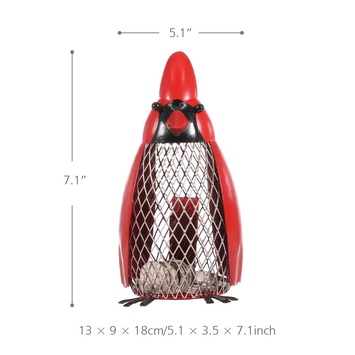 Bird Piggy Bank Storage