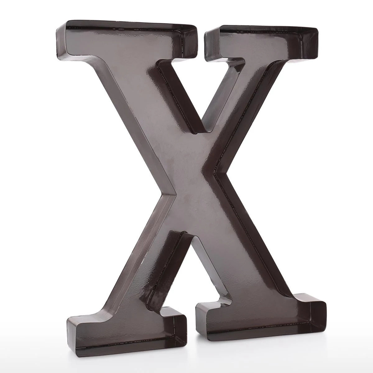 Black Metal Wall Art with Letters