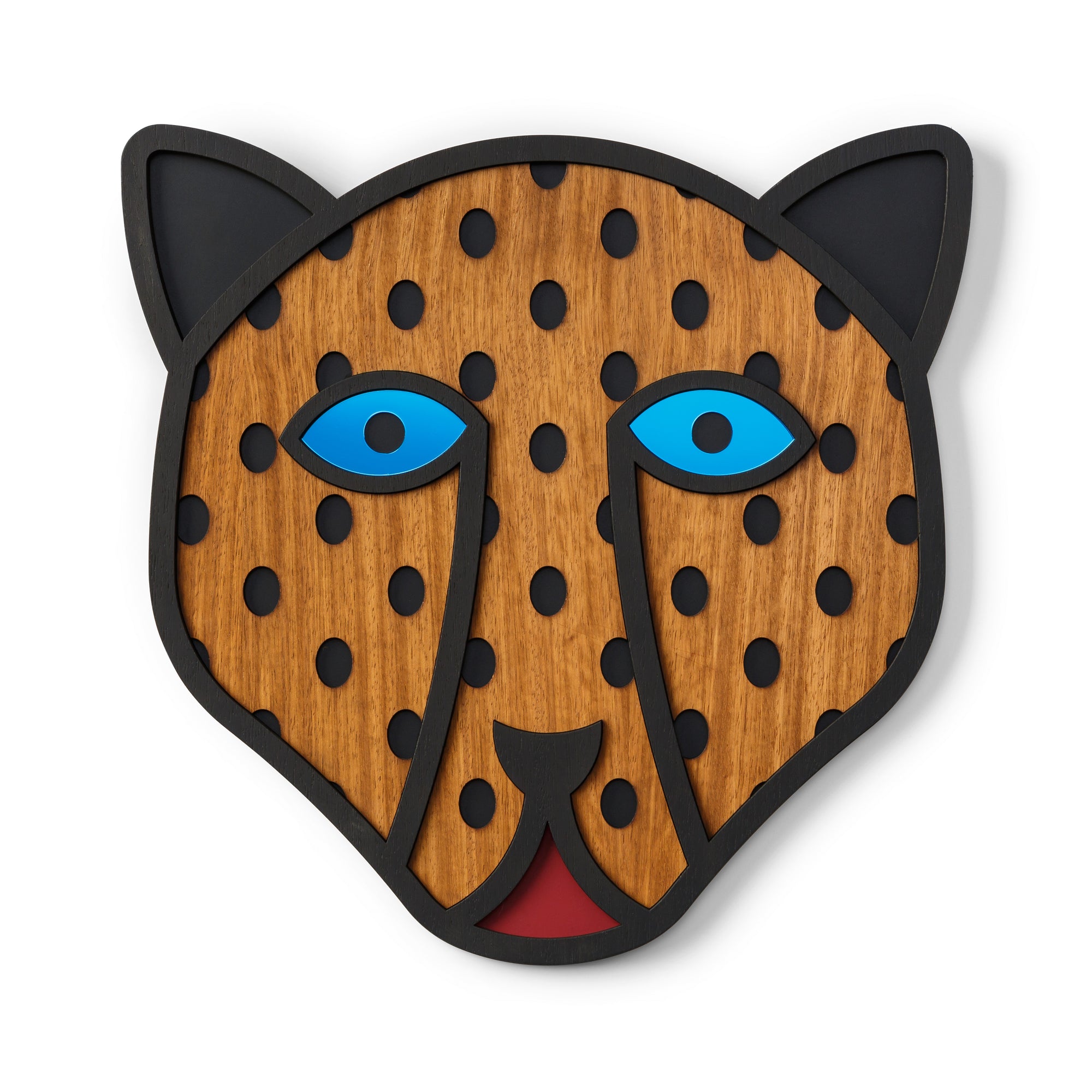 Both leopard wall art and animal head enchant with their natural power