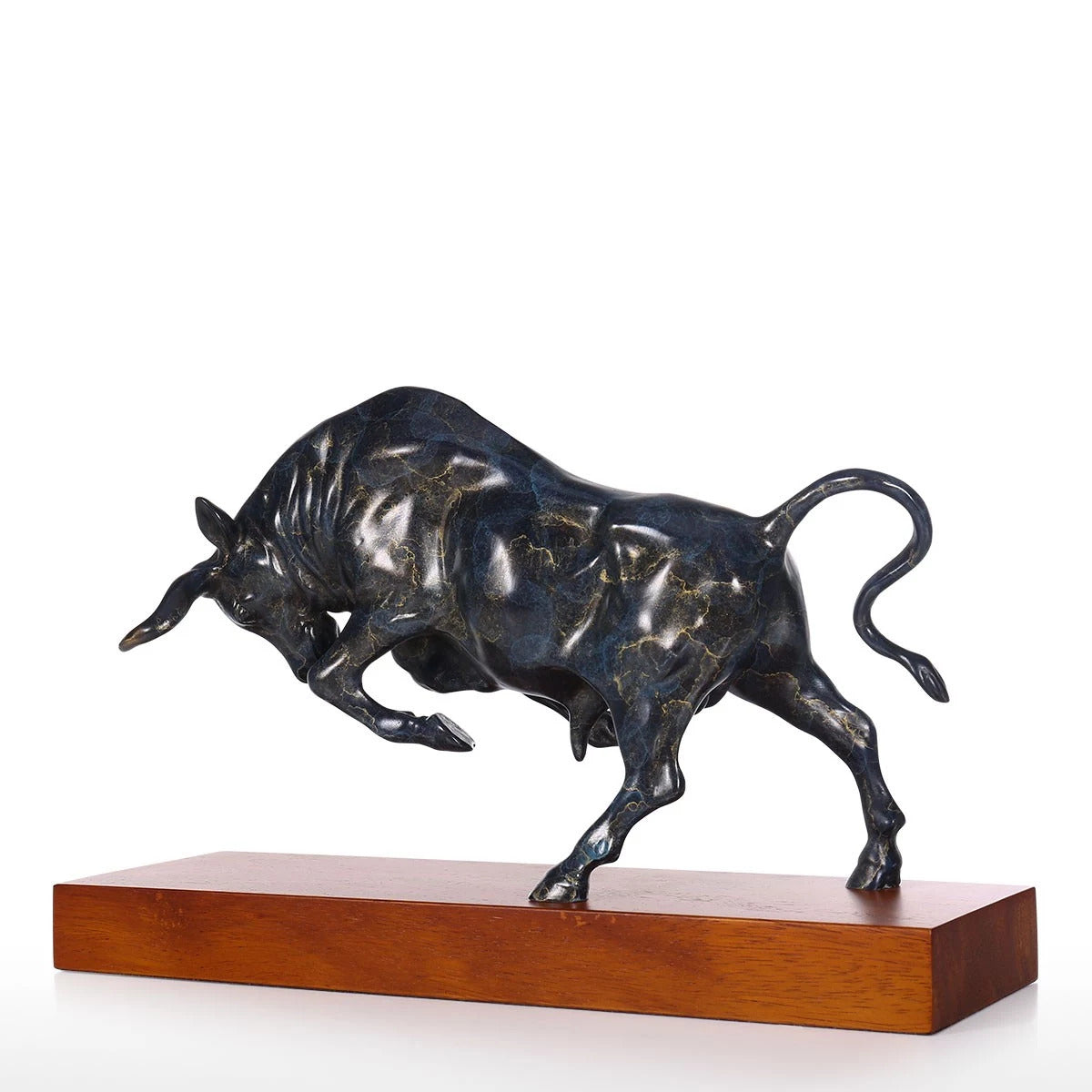 Bronze Bull Sculpture