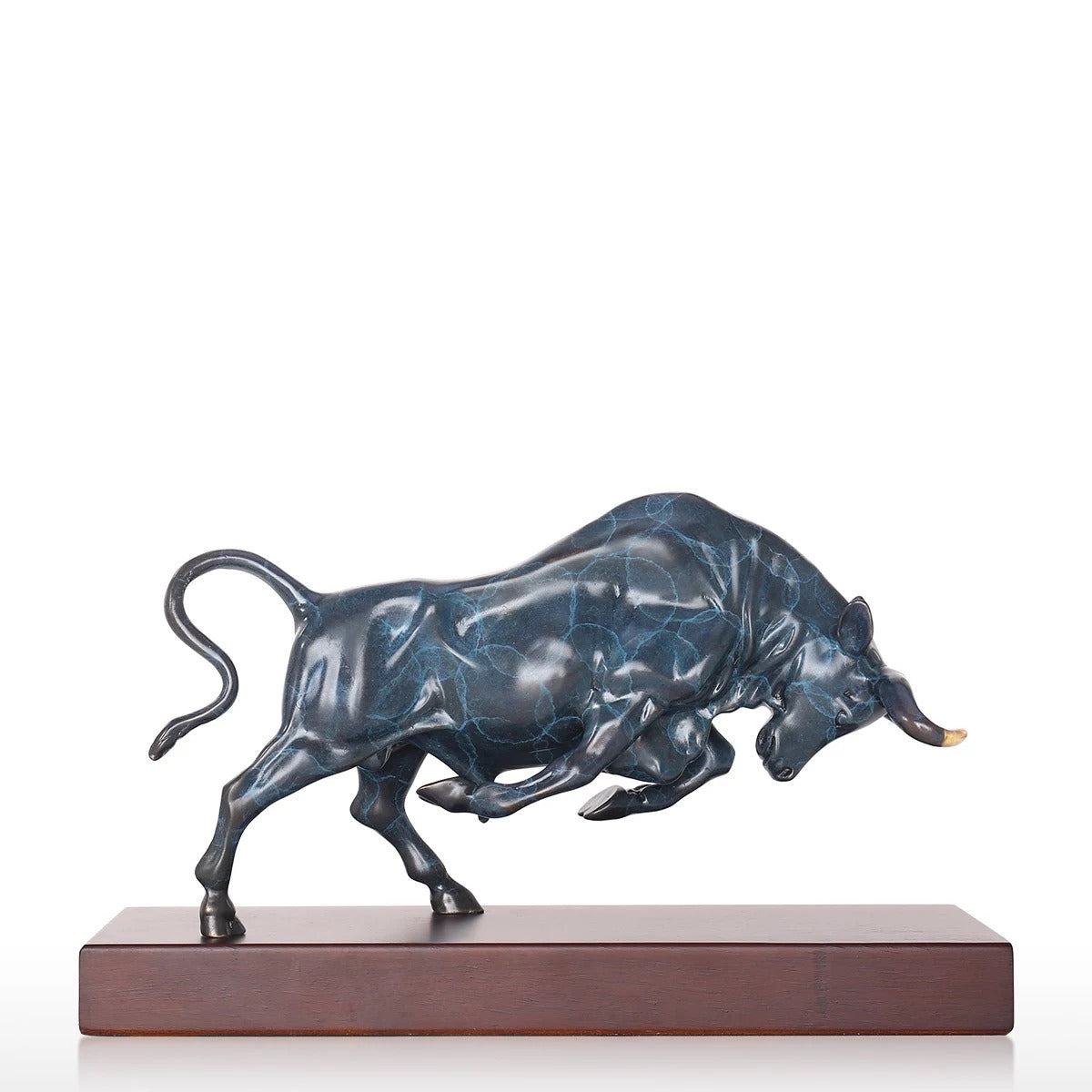 Bronze Bull Sculpture