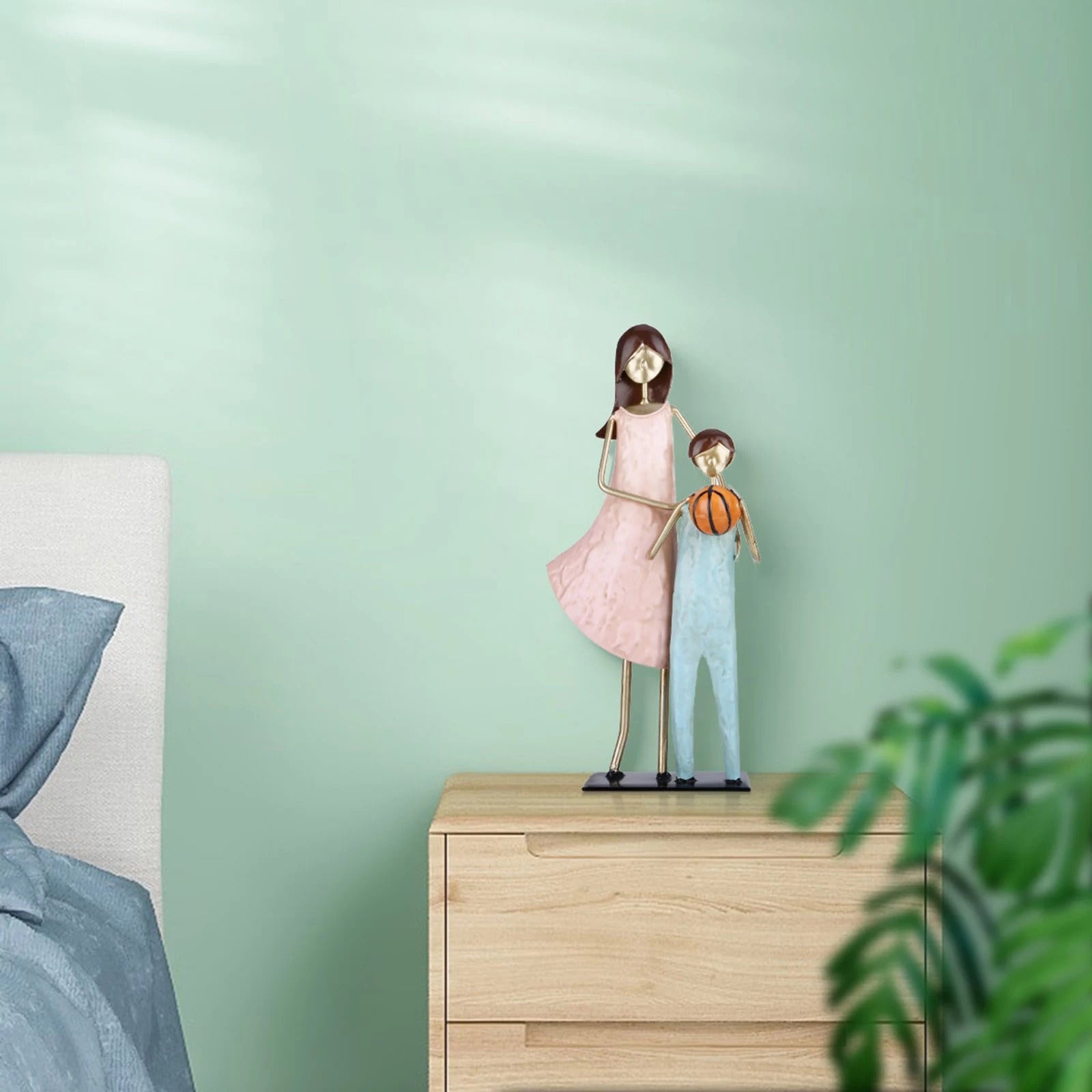 Brother and Sister Figurines