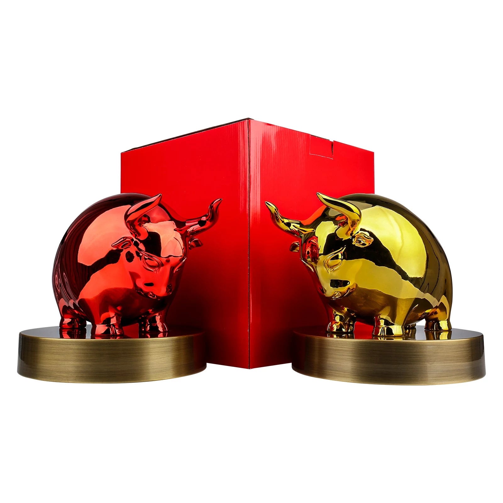 Bull Statue to Bookshelf Decor