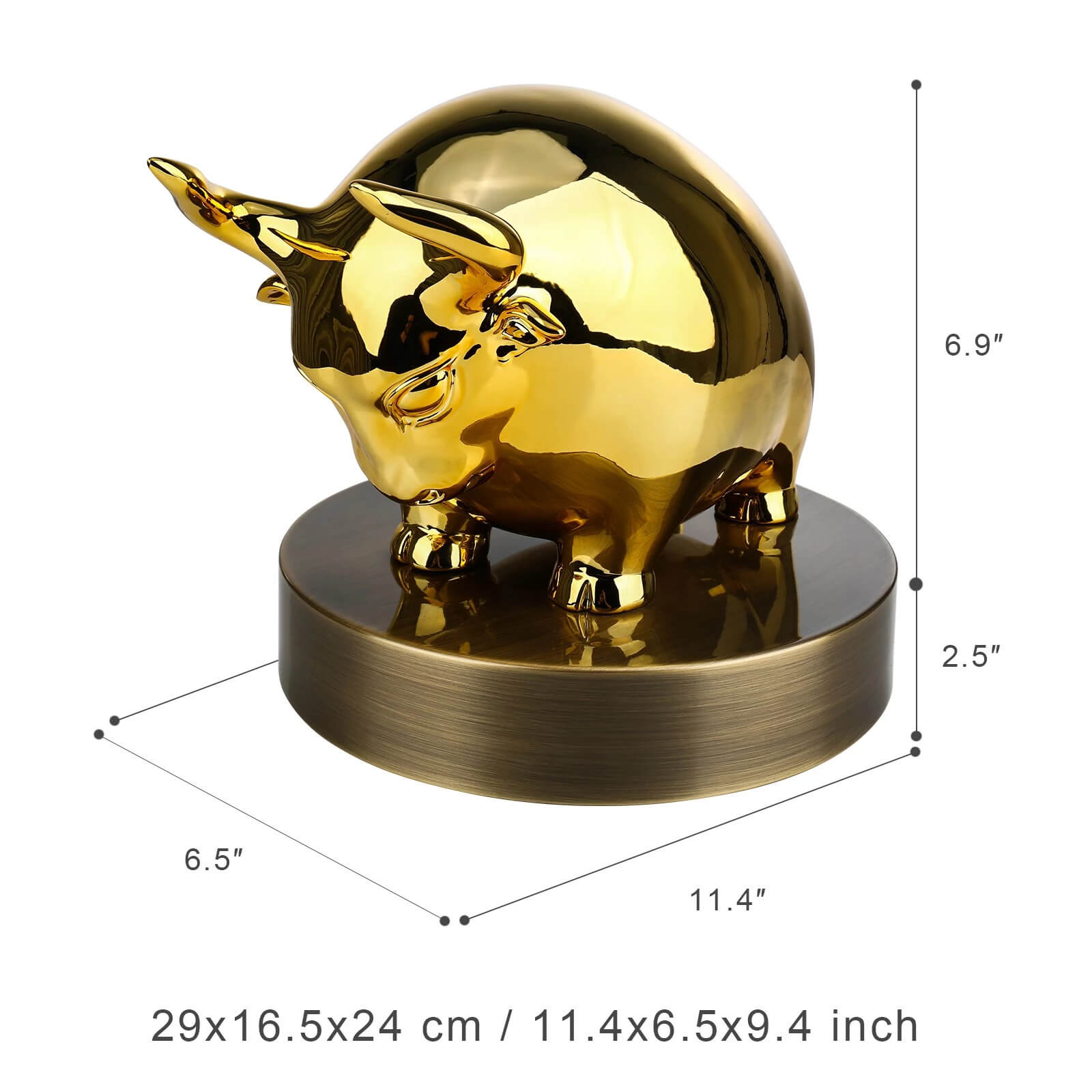 Bull Statue to Bookshelf Decor