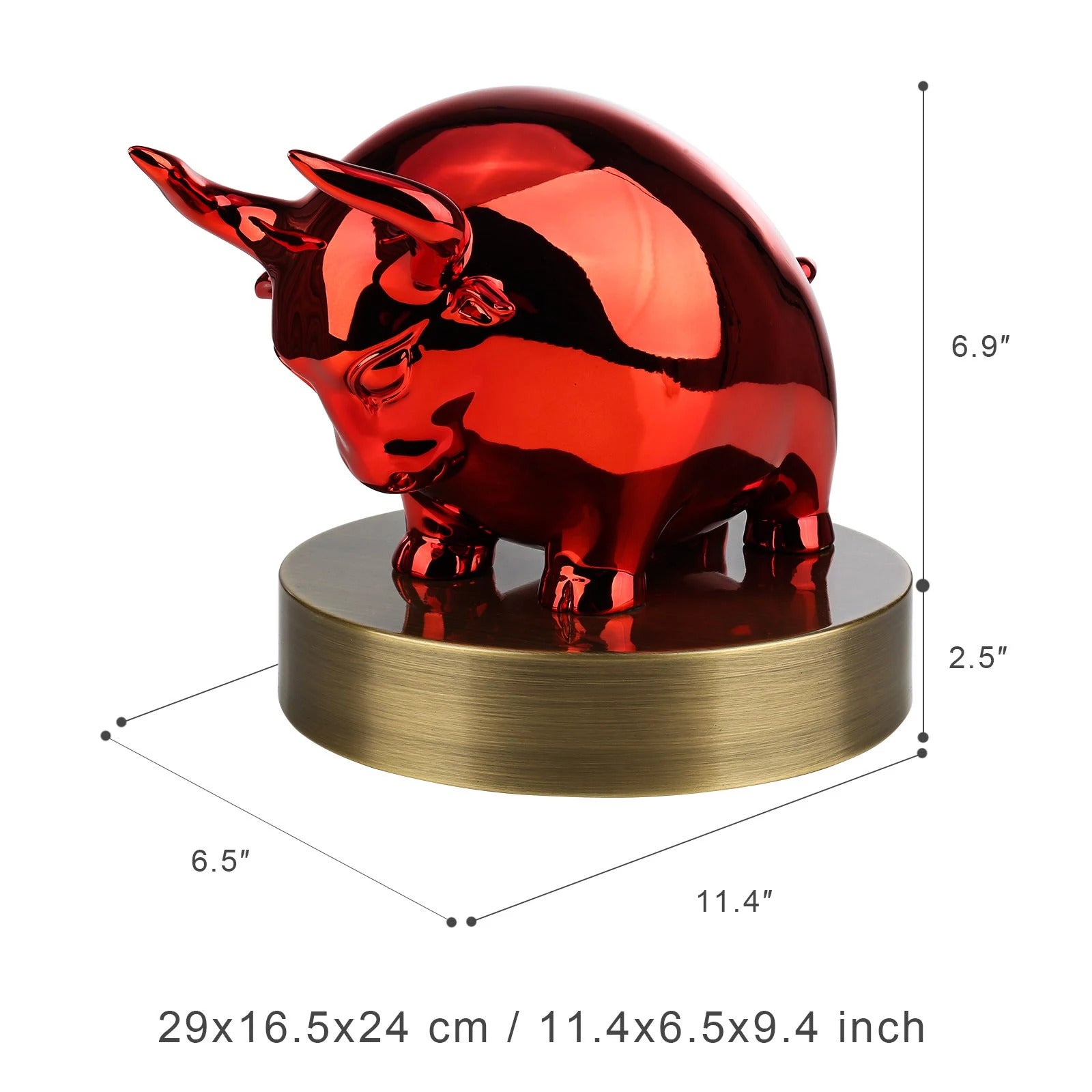 Bull Statue to Bookshelf Decor