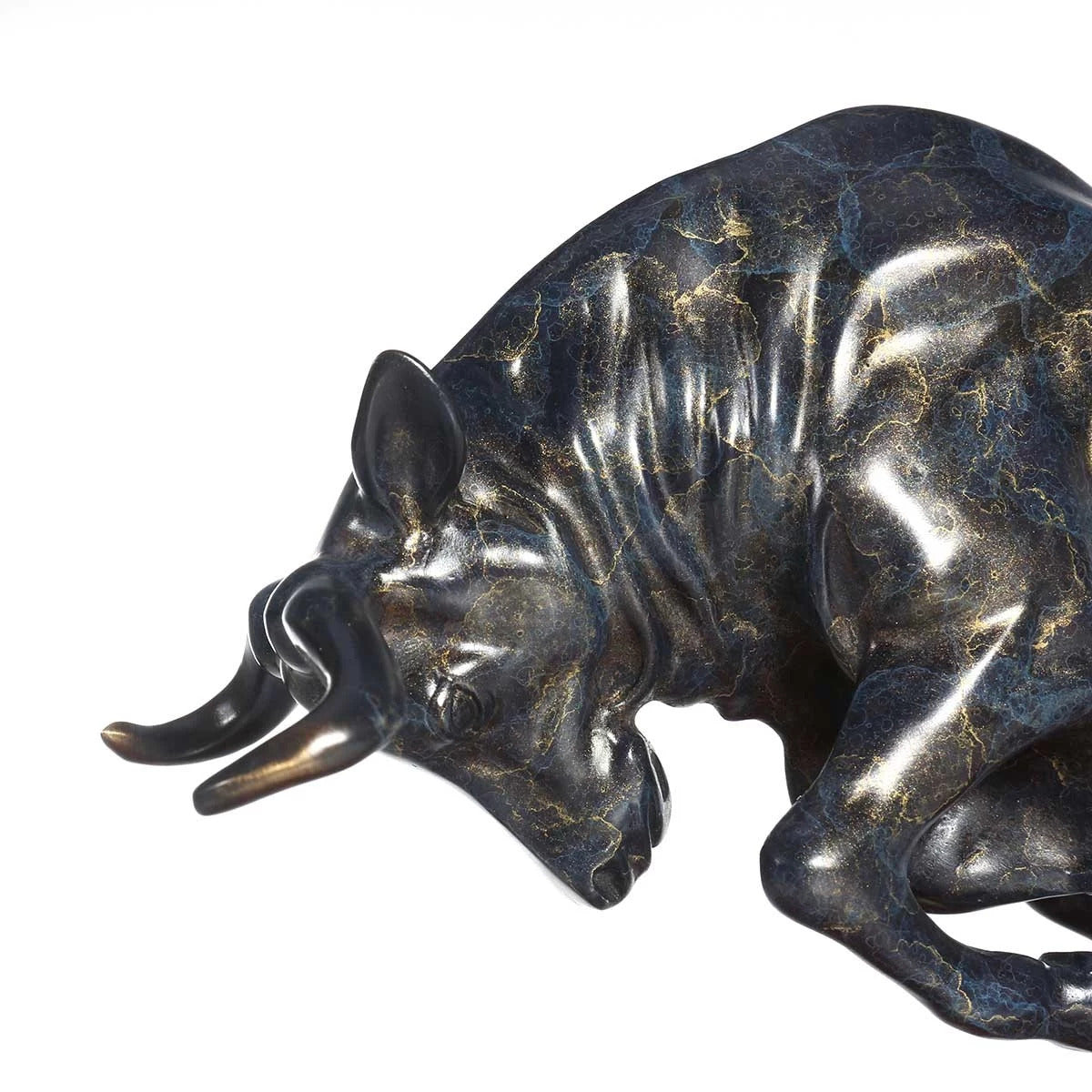 Bull Home Decor Ornament with Bronze Bull Statue
