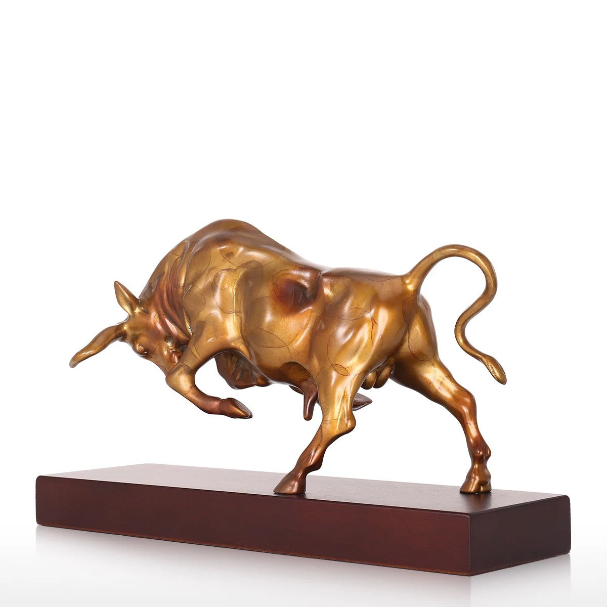 Bull Home Decor Ornament with Bronze Bull Statue