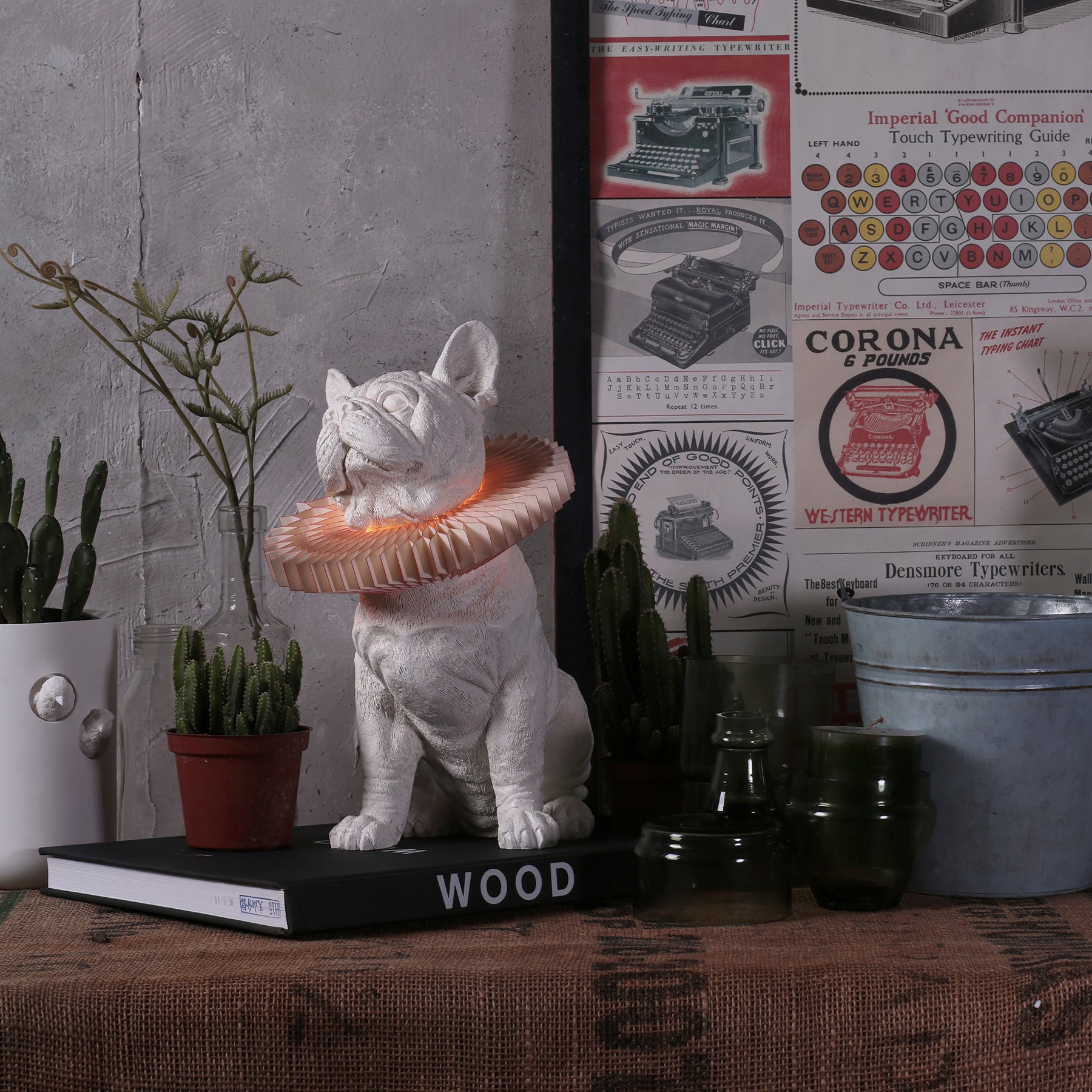 Bulldog Lamp by Haoshi Design