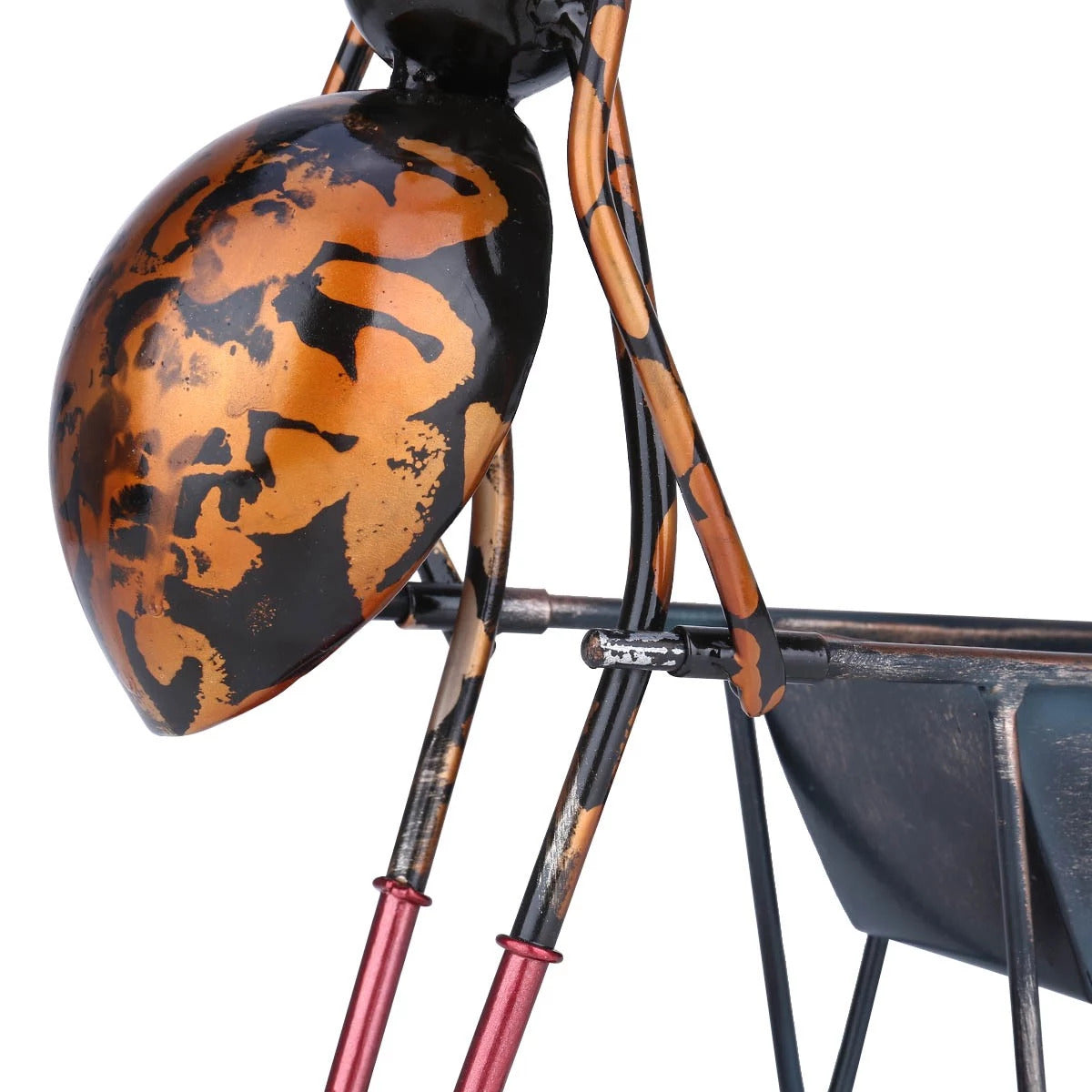 Cartoon-Hardworking Ant Figurines as Gardener to Garden Decor and Ornaments