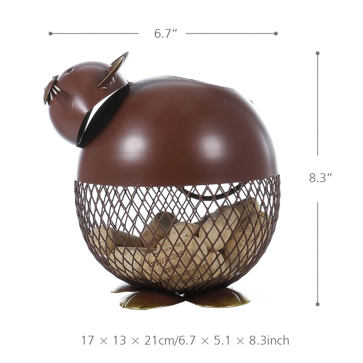 Cat Figurine Ornament Decorative Jar