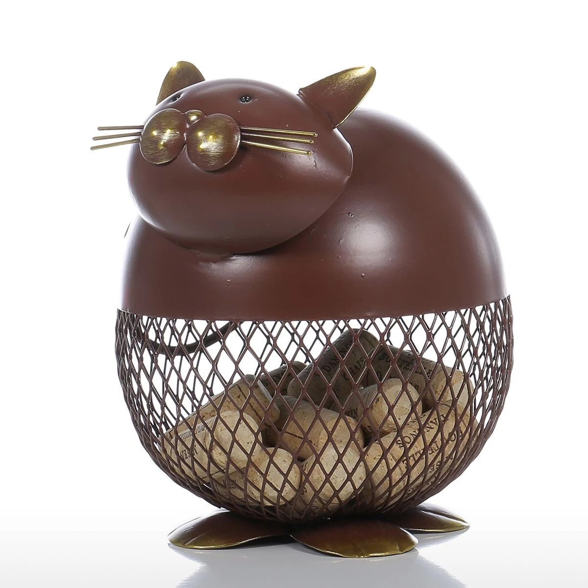 Cat Figurine Ornament Decorative Jar Kitchen Countertop Decor