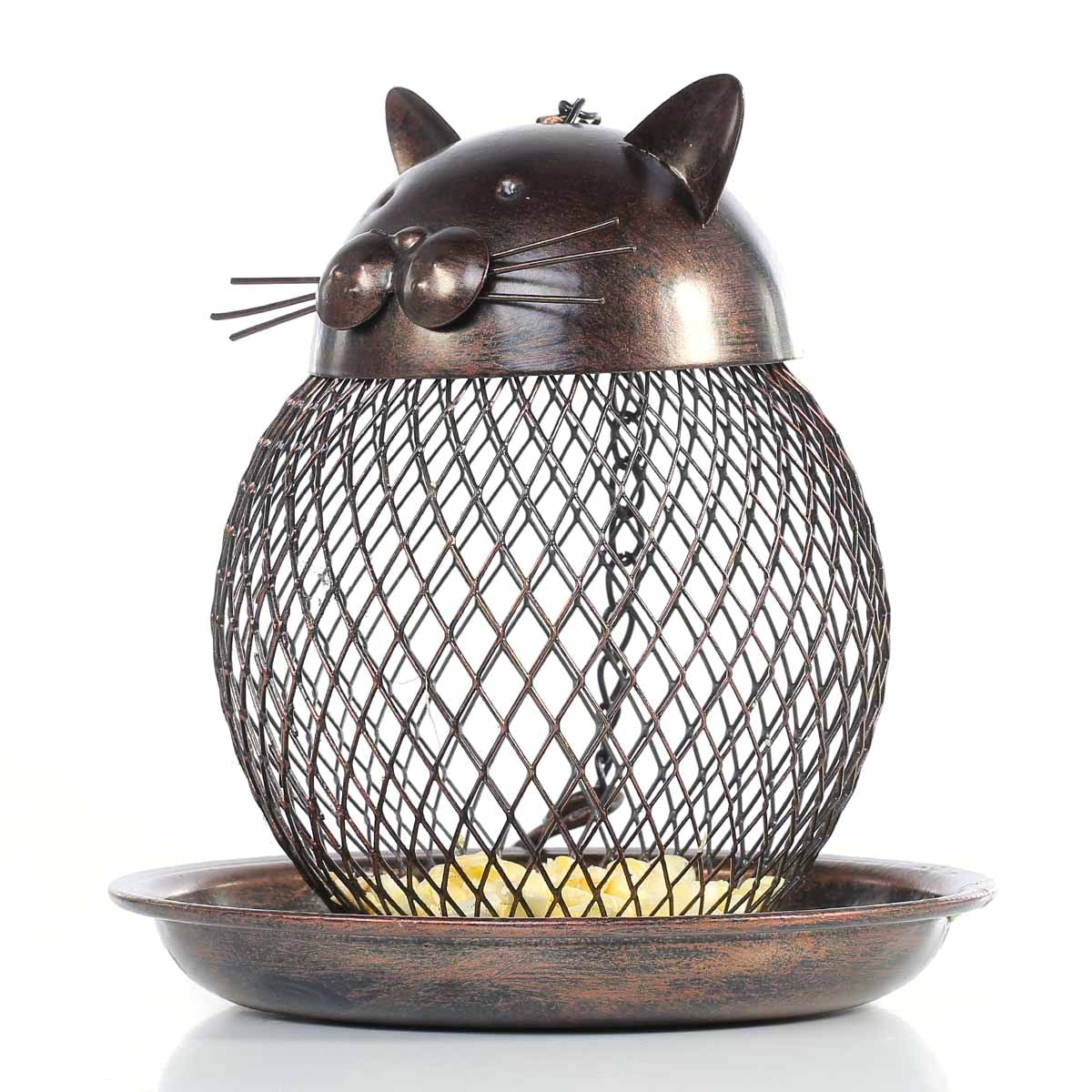 Cat Ornaments and Christmas Cat Ornaments with Bird Feeder for Christmas Decorations