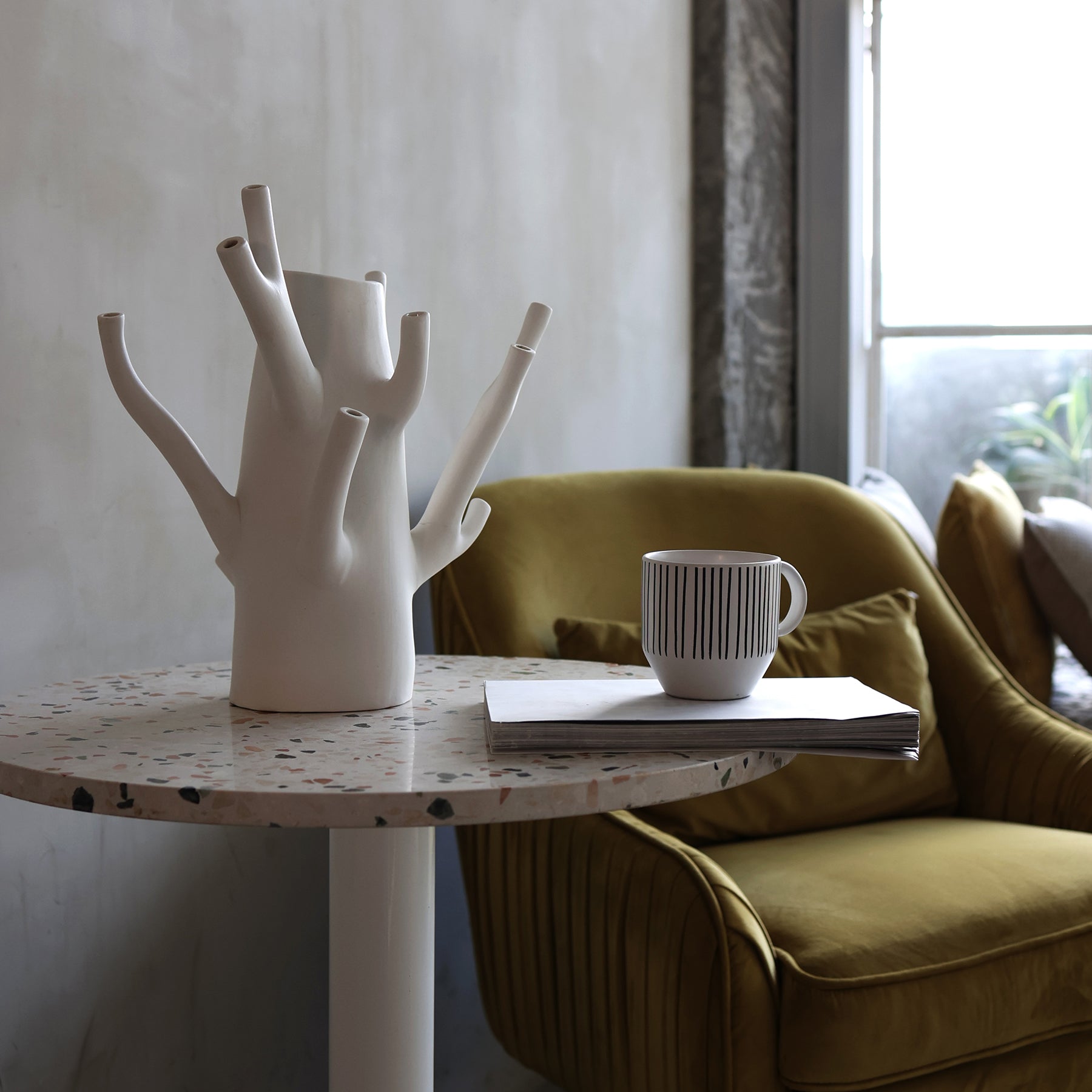 Ceramic vase welcomes unique flower arrangements like as florist