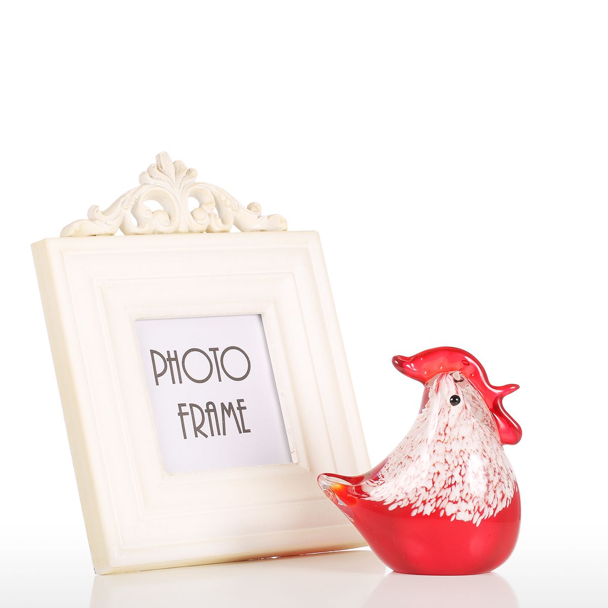 Chicken Kitchen Decor and Chicken Home Decor with Chicken Ornaments for Rustic Christmas Ornaments and Decor