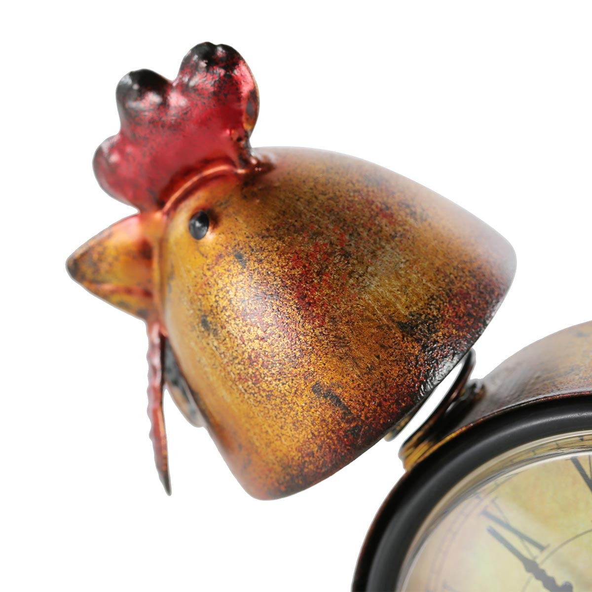 Chicken Kitchen Decor and Homemade Christmas Decorations and Christmas Table Decorations with Analog Clock for Christmas Decorations