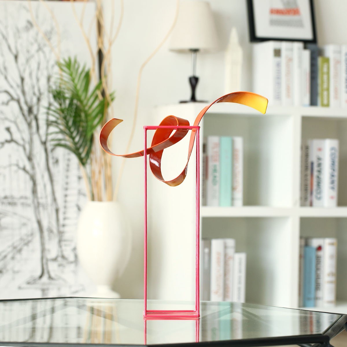 Christmas Table Decorations and Handmade Christmas Decorations with Metal Sculpture