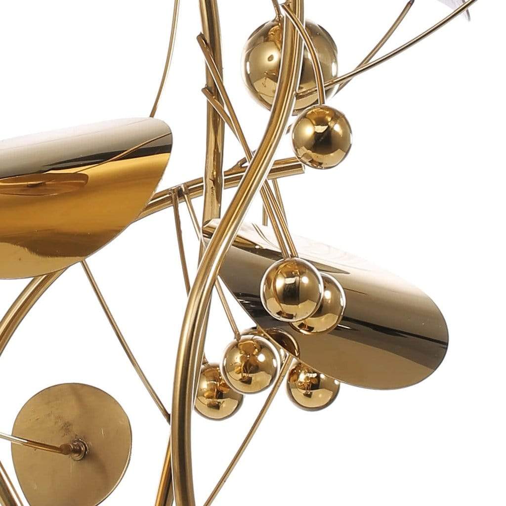 Metal Christmas Tree Sculpture by Small & Tabletop Gold Christmas Decor