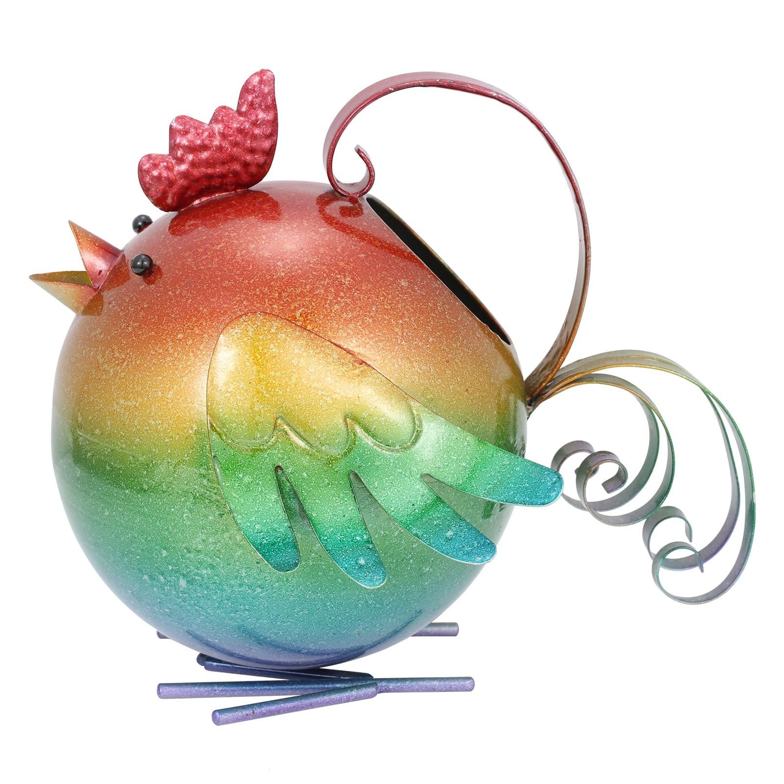 Cute animal watering pot can is the perfect for garden and yard decor!