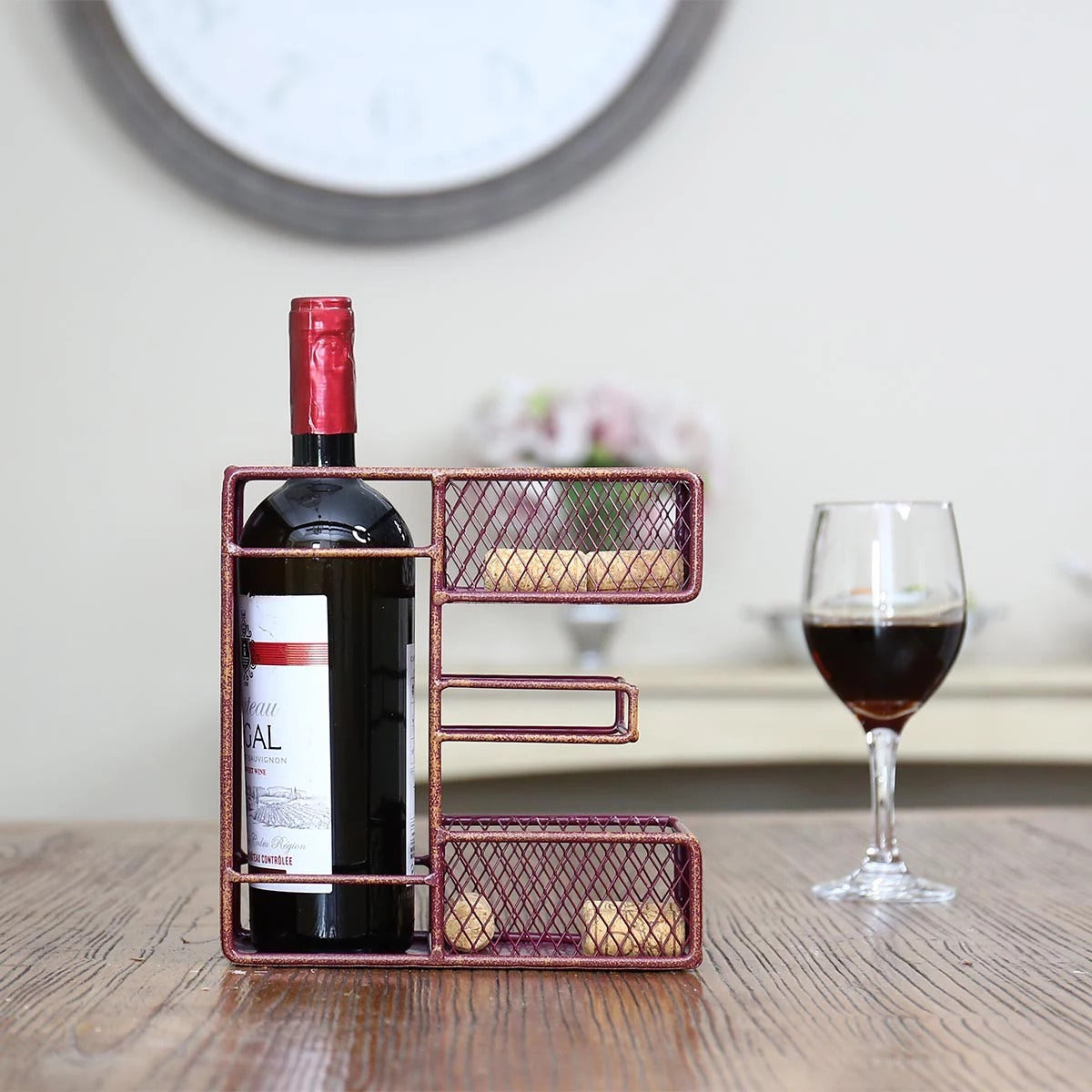 Decorative Letters wine bottle-cork holder is a great item to Housewarming Gifts