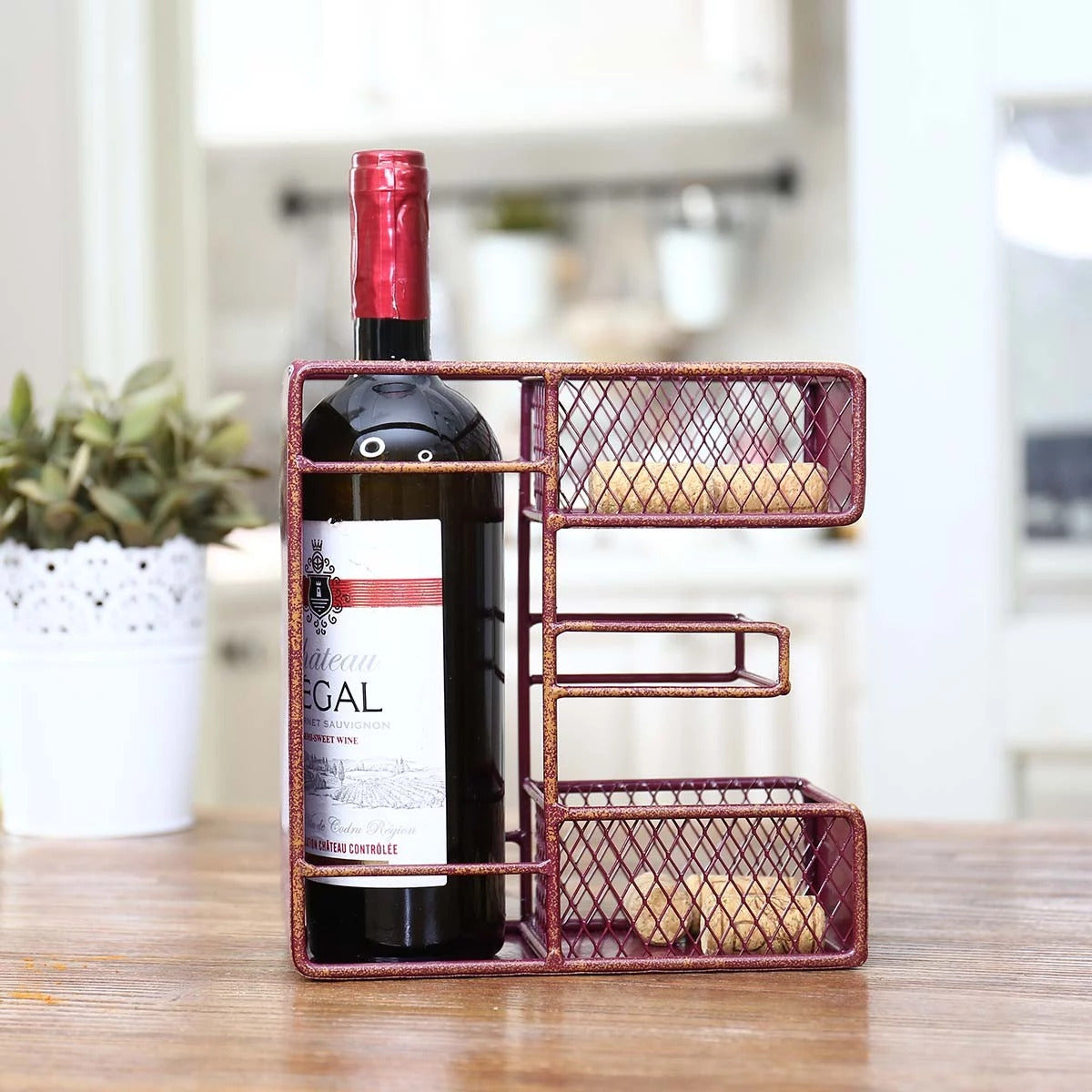 Decorative Letters wine bottle-cork holder is a great item to Housewarming Gifts